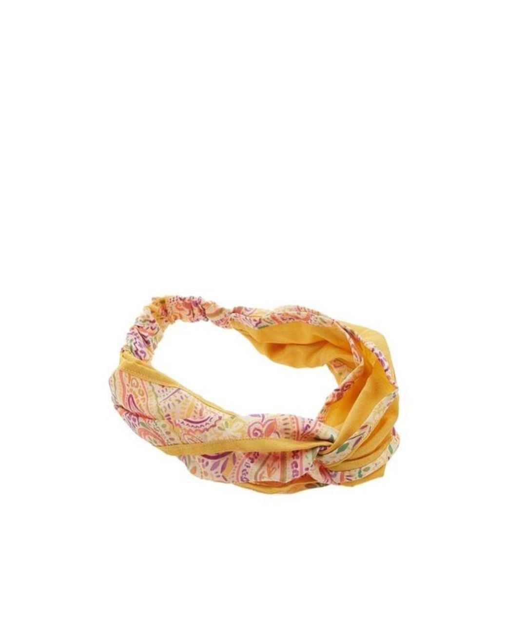 Etro White Pattern Hair Band