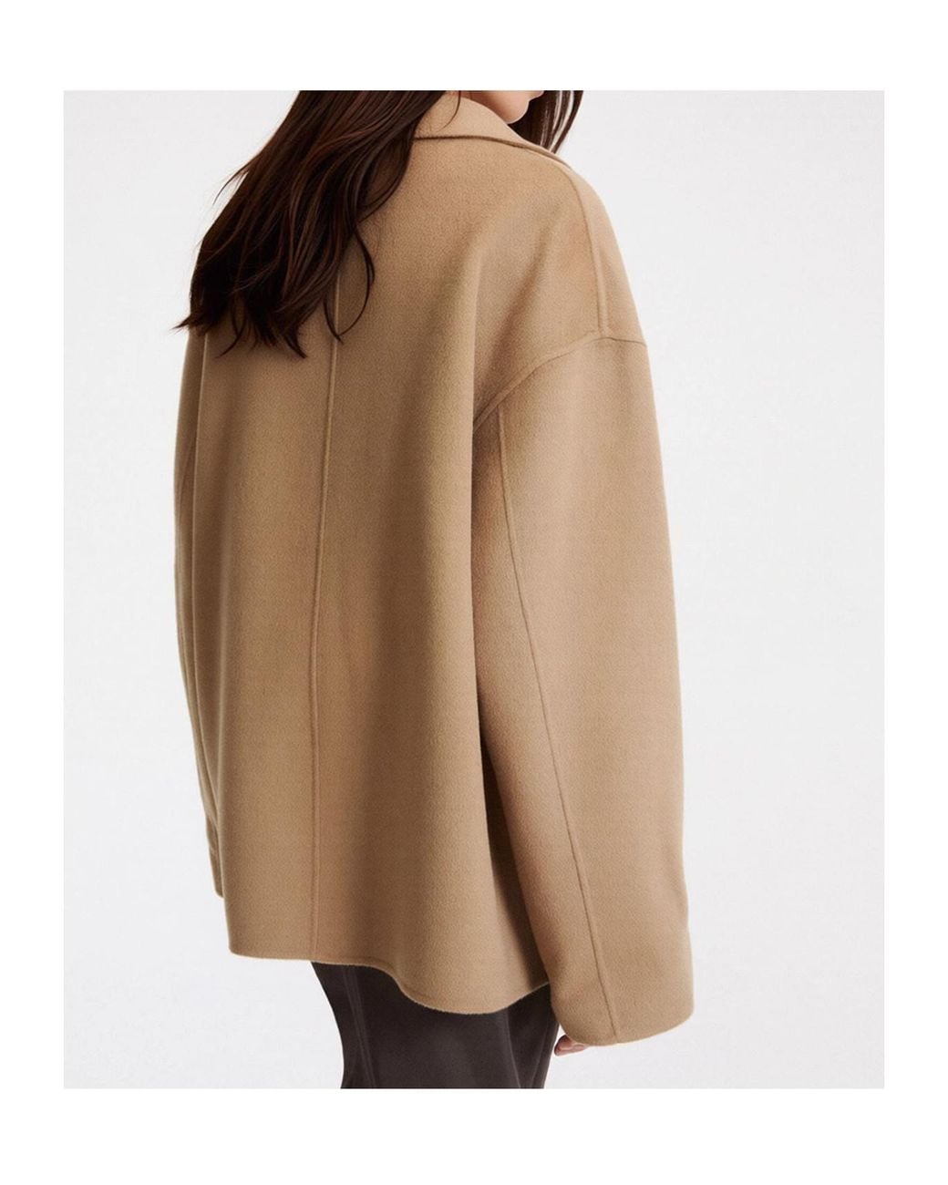 Marella Brown Single Breasted Coat