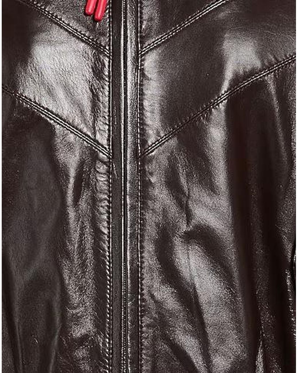 MAX&Co. Black Minimalist Leather Jacket