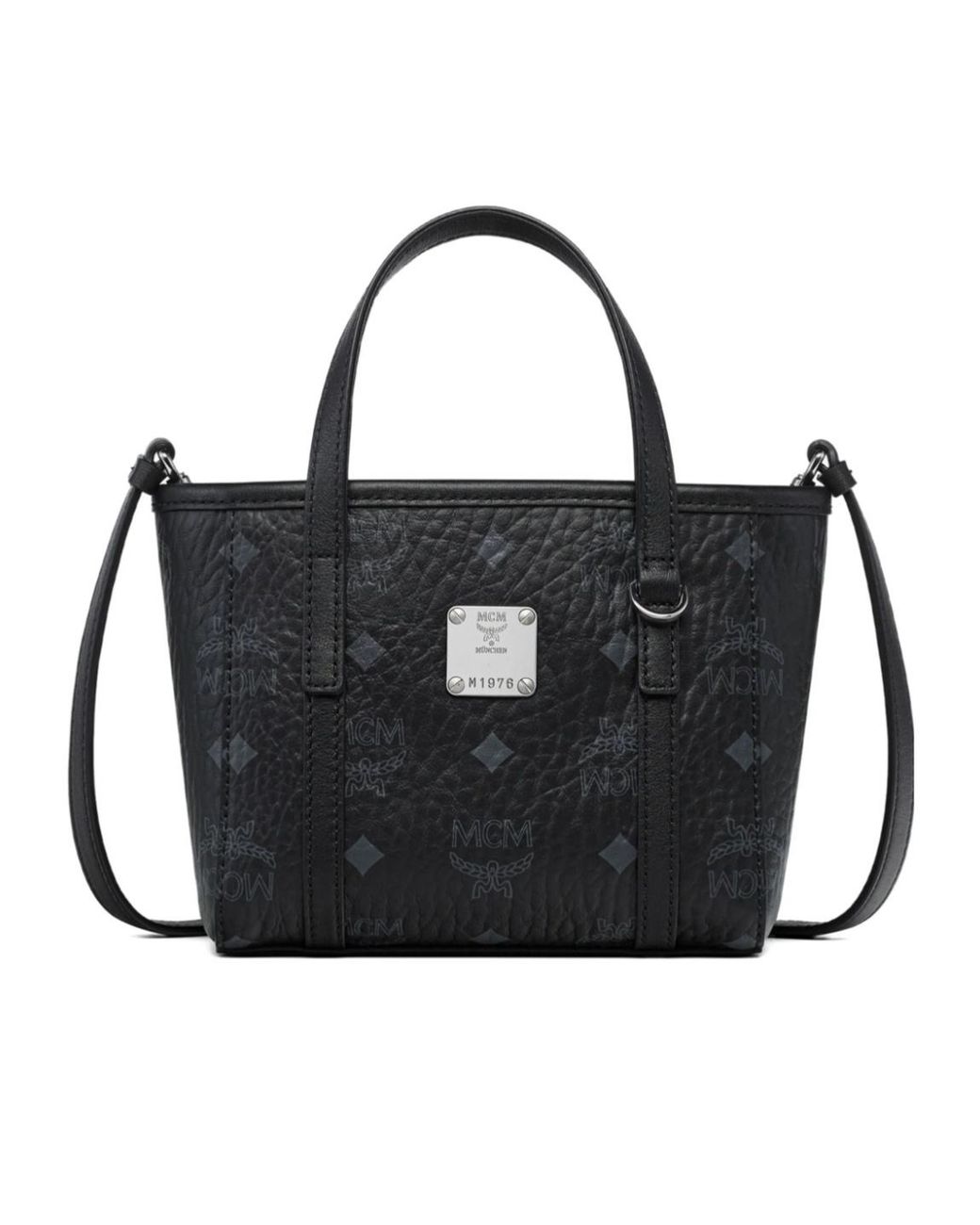 MCM Black Toni Top-Zip Mini Shopper Bag for men
