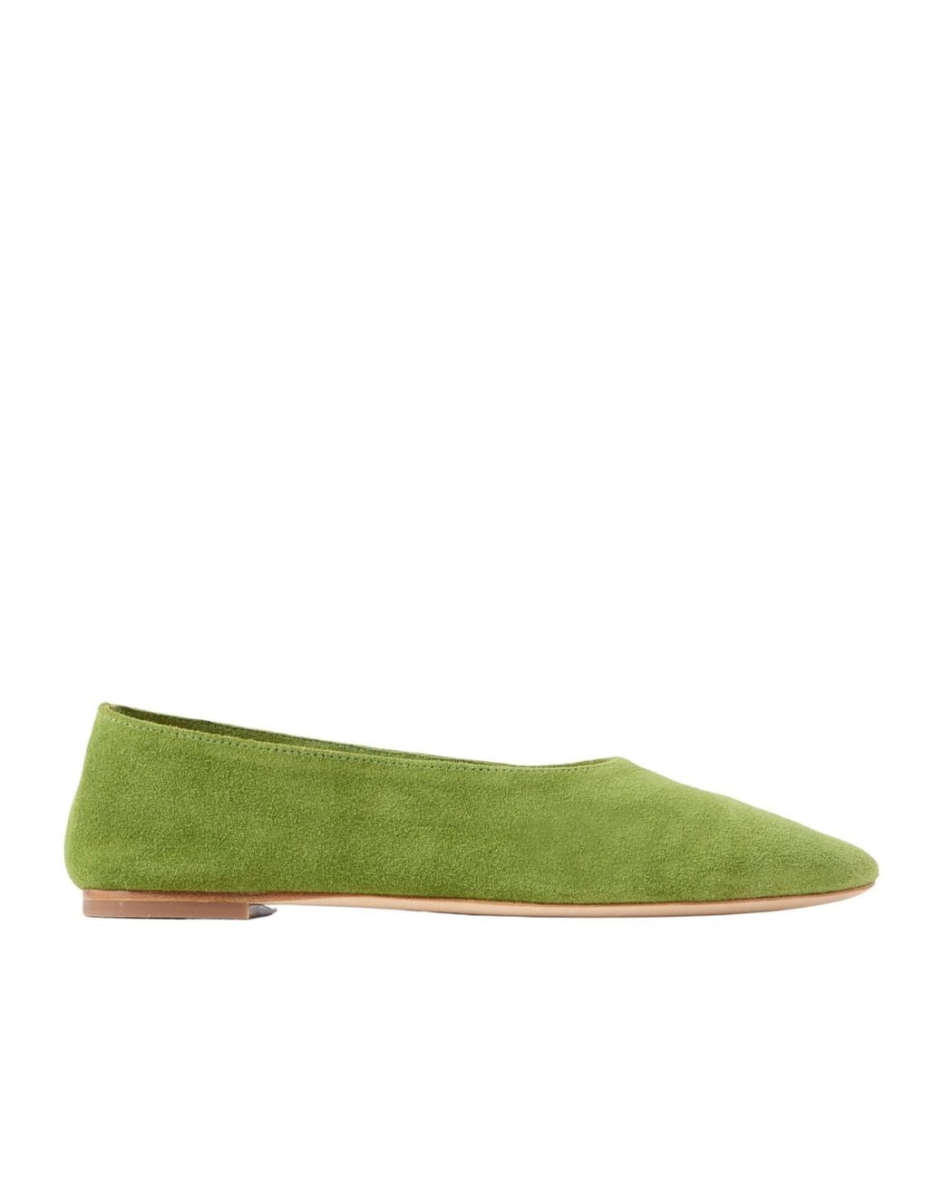 Staud Green Ballet Flats