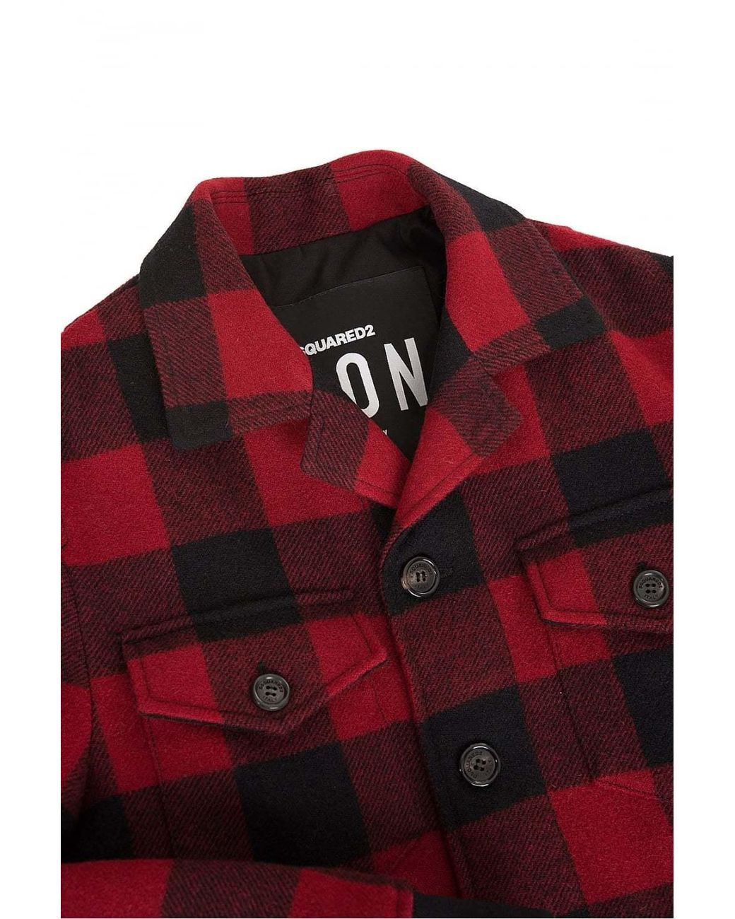 DSquared² Red Long Sleeve Jacket for men