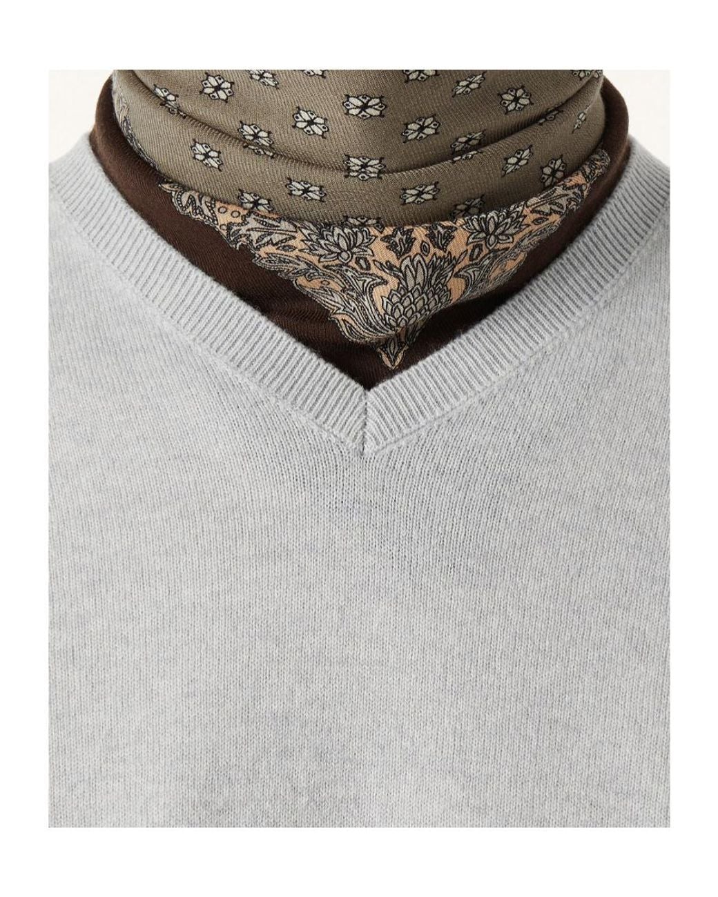 Loro Piana Sergio Sweater in Gray for Men | Lyst