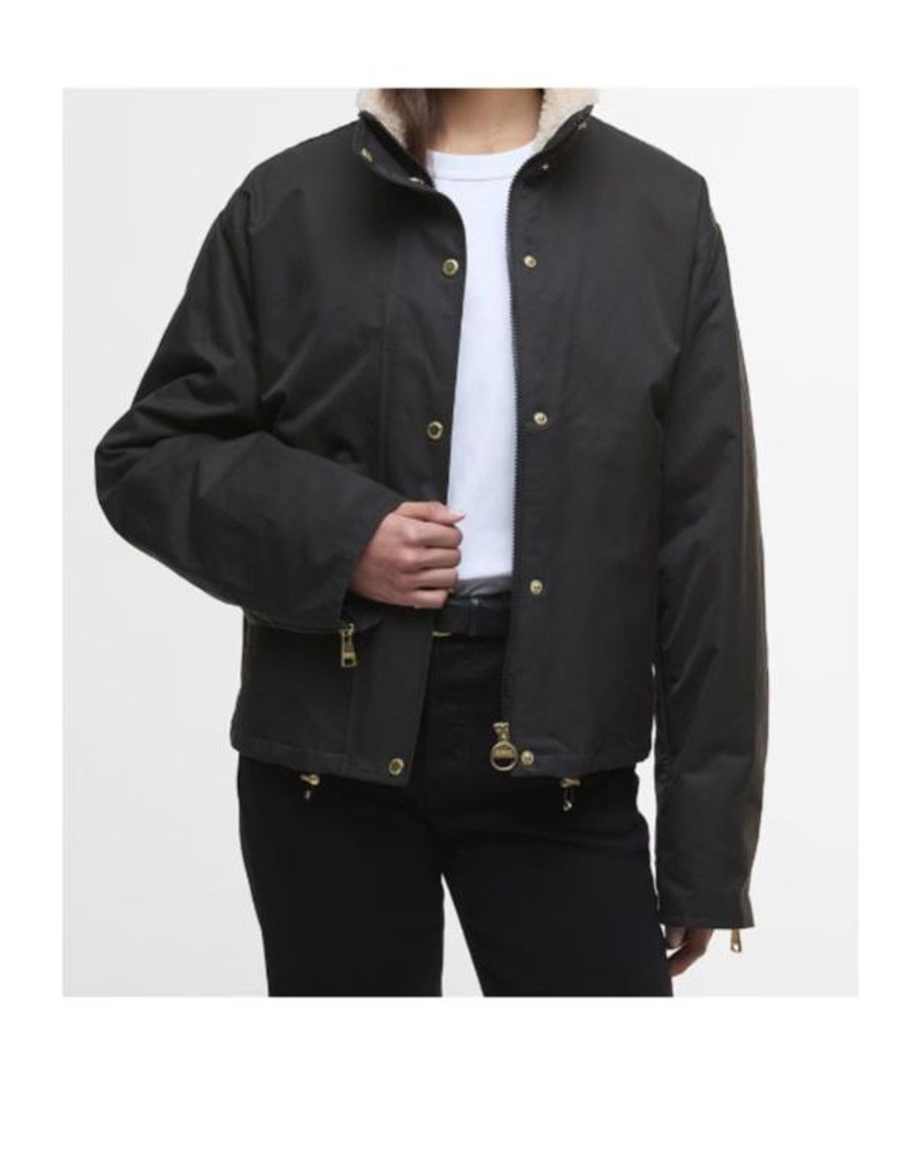 Barbour Black Luanda 3-In-1 Showerproof Jacket