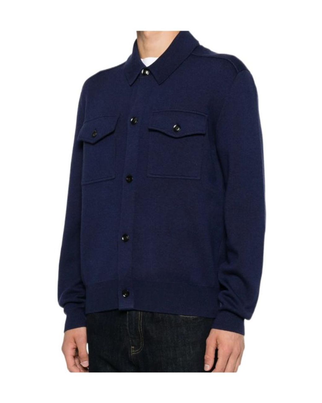 Tom Ford Blue Single-Breasted Shirt for men