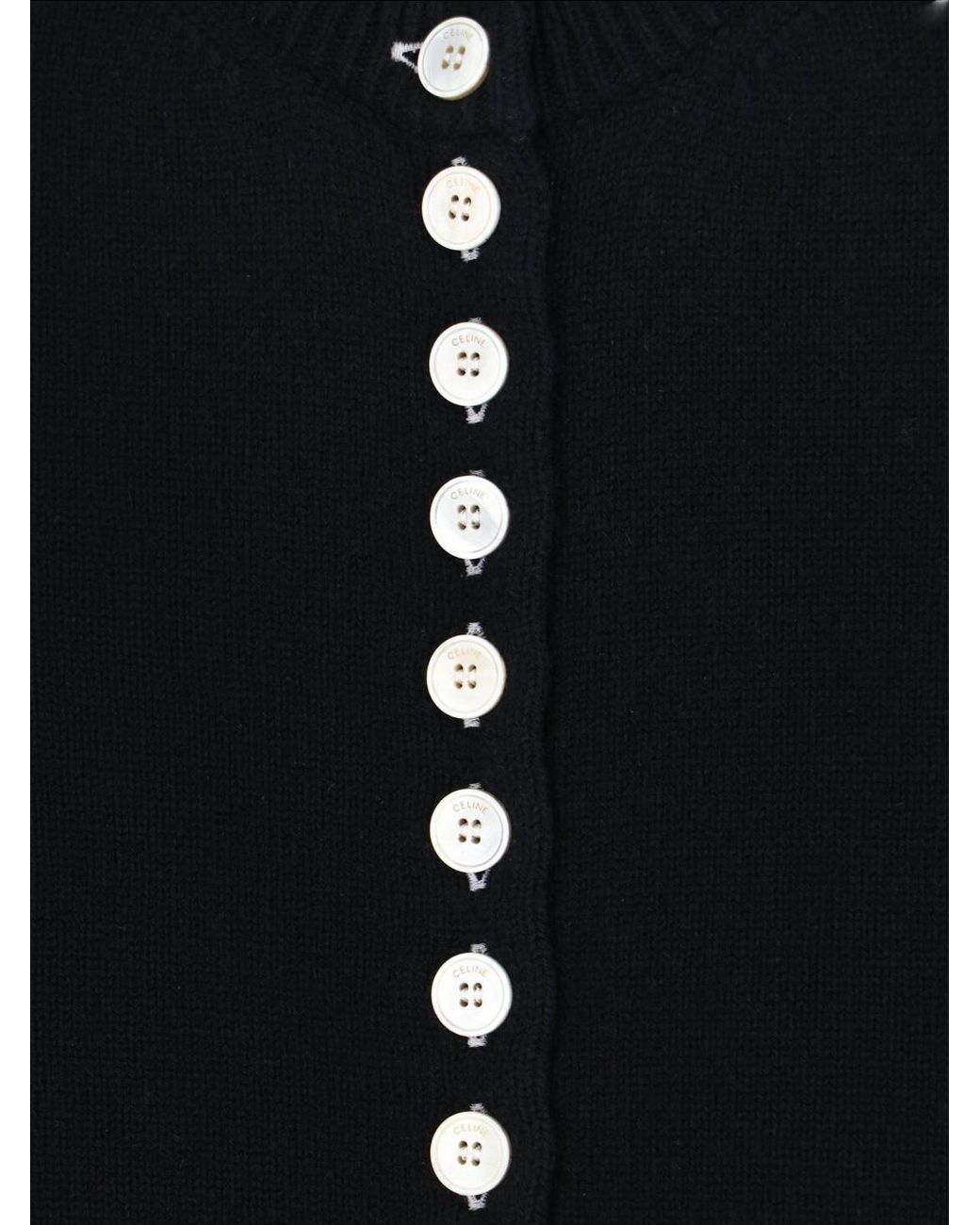 Céline Black Twinset Cardigan