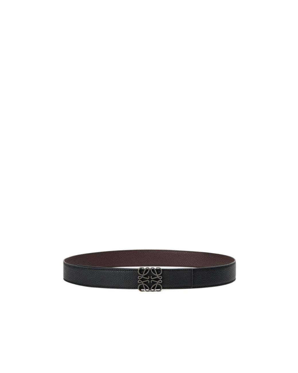 Loewe White Logo Buckle Belt for men