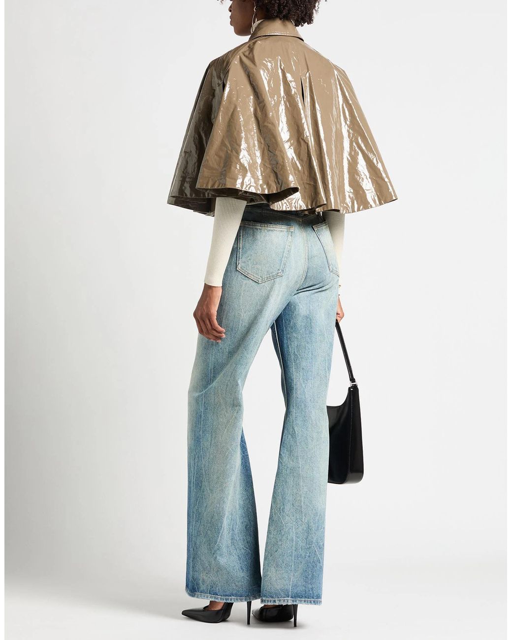 Chloé Brown Minimalist Short-Sleeve Jacket