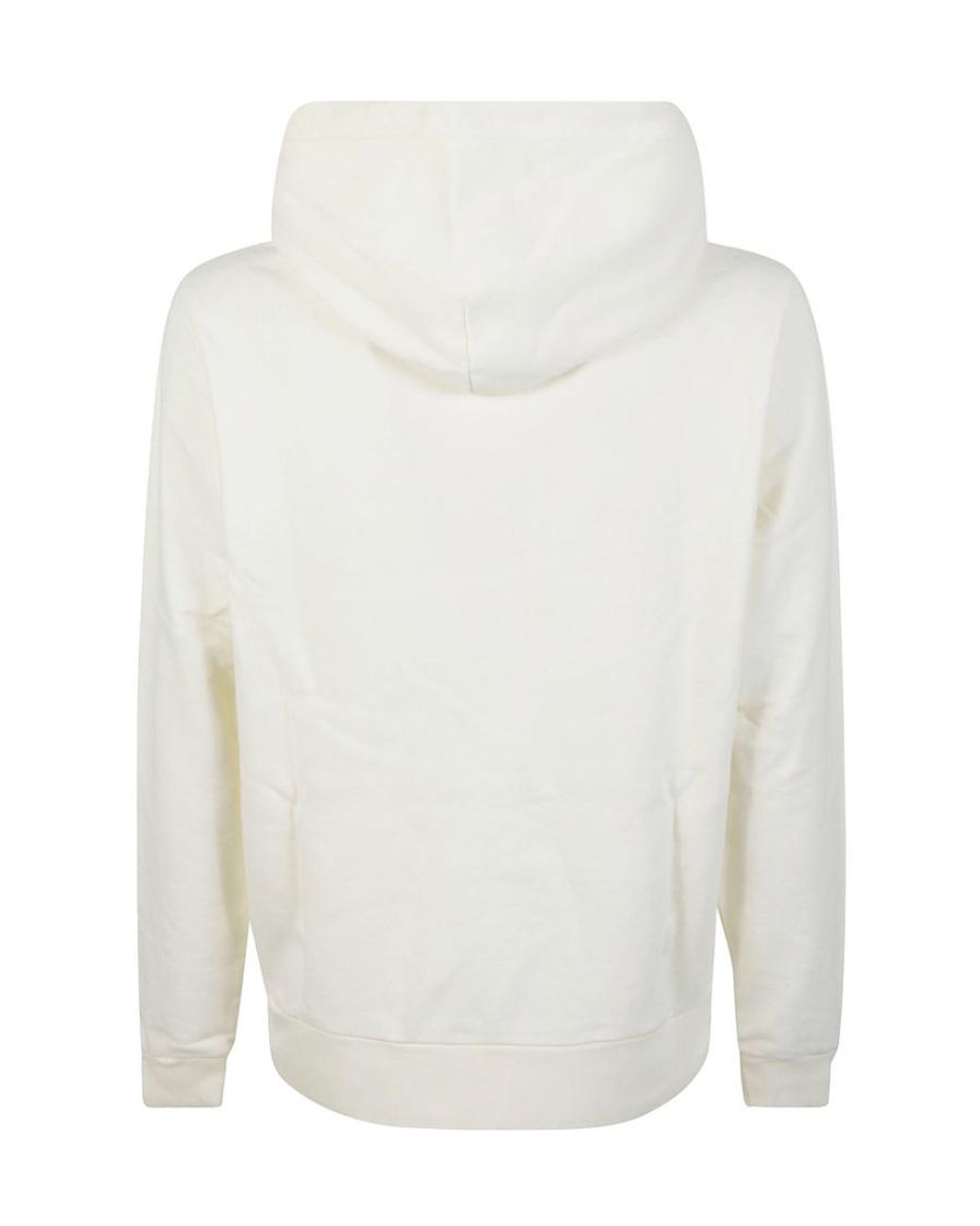 Polo Ralph Lauren White Loopback Fleece Hoodie for men