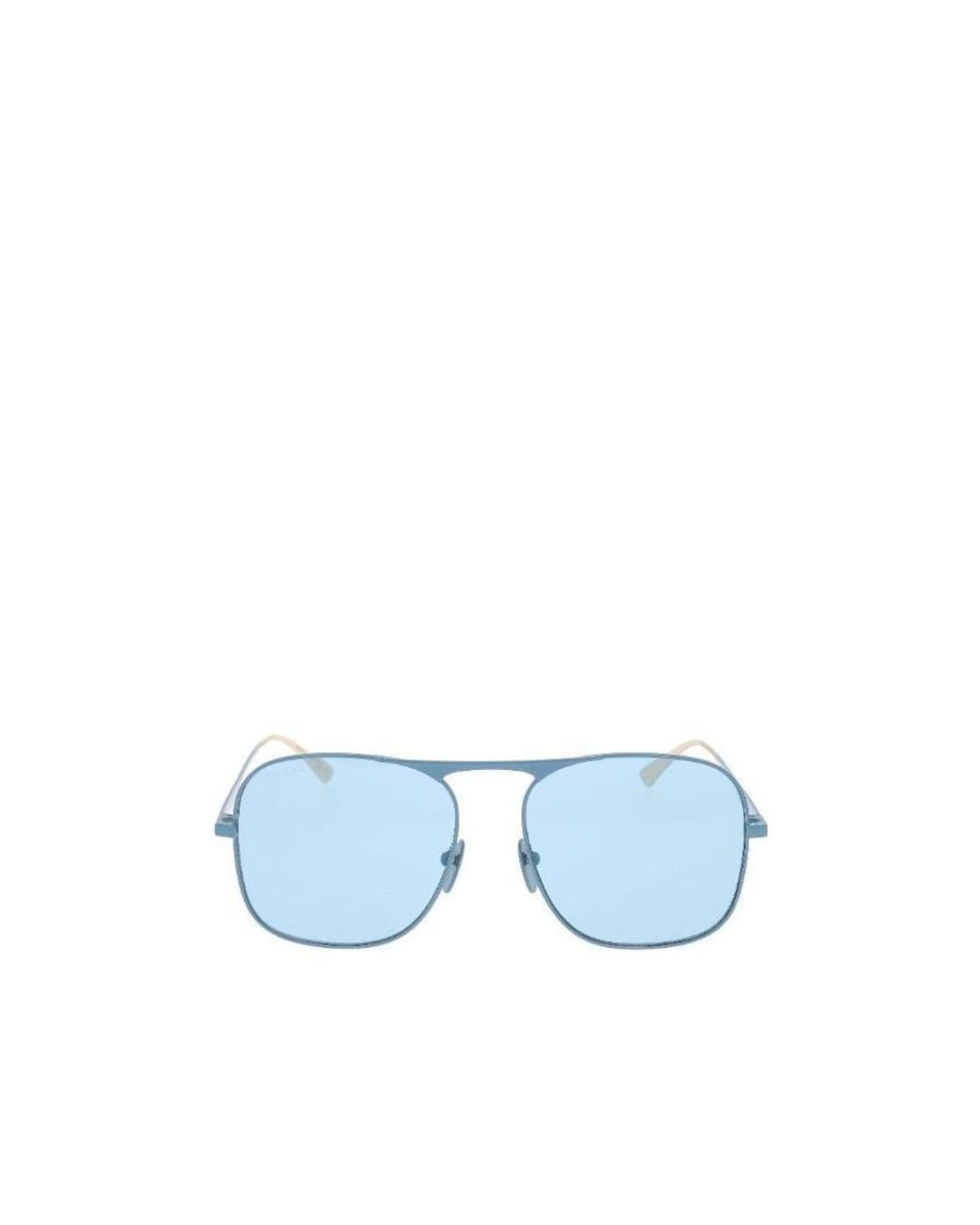 Gucci Blue Logo Sunglasses for men