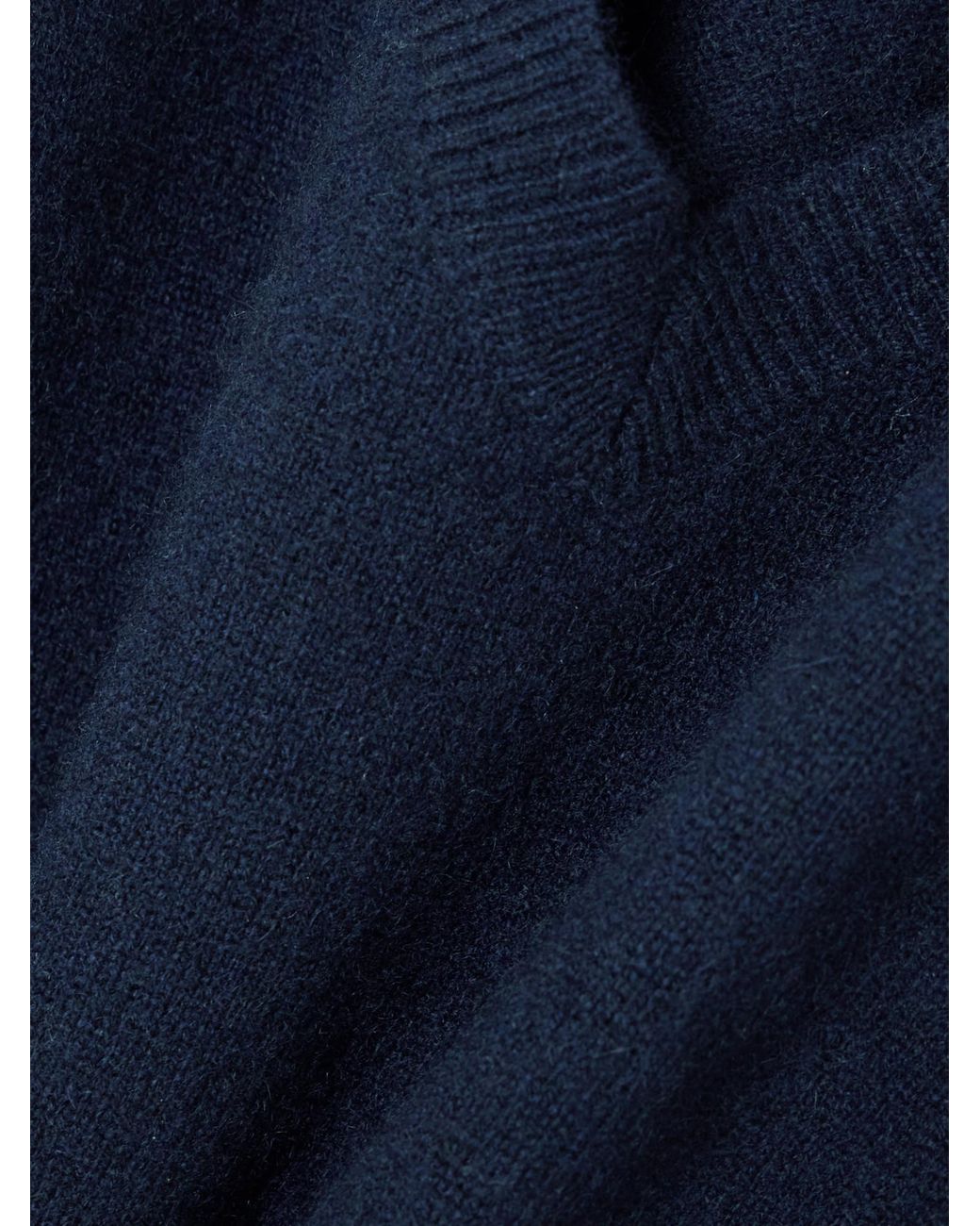 Totême Blue Totême V-Neck Cashmere Knitted Sweater