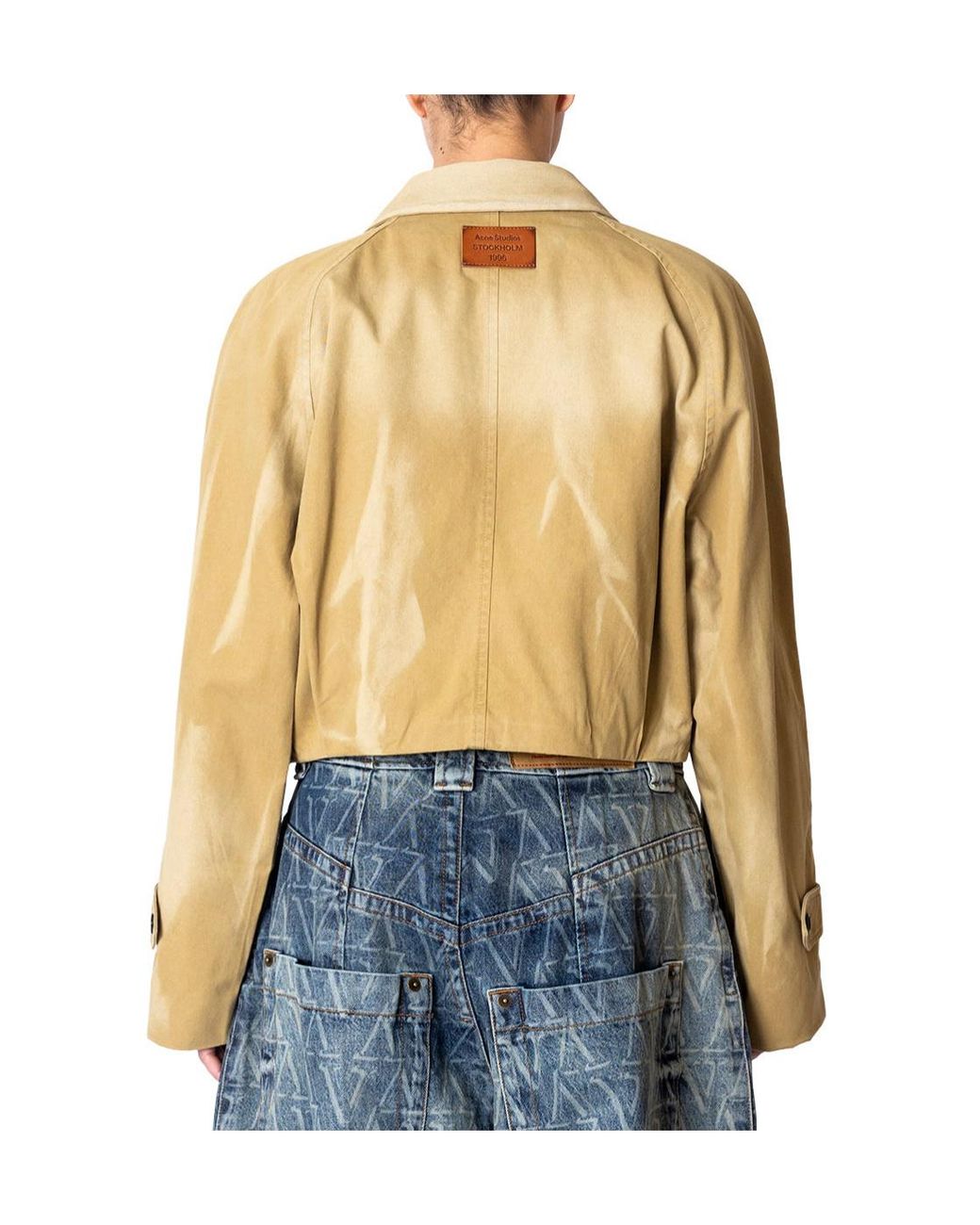 Acne Natural Long-Sleeved Casual Jacket