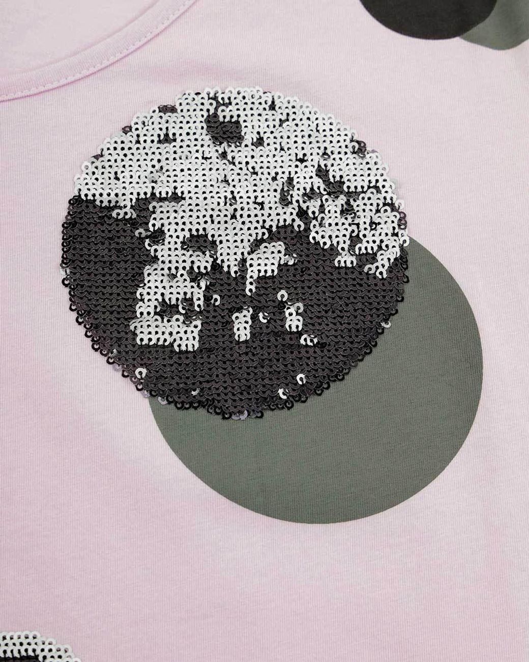 Sportmax Pink T-Shirt With Round Neck And Short Sleeves