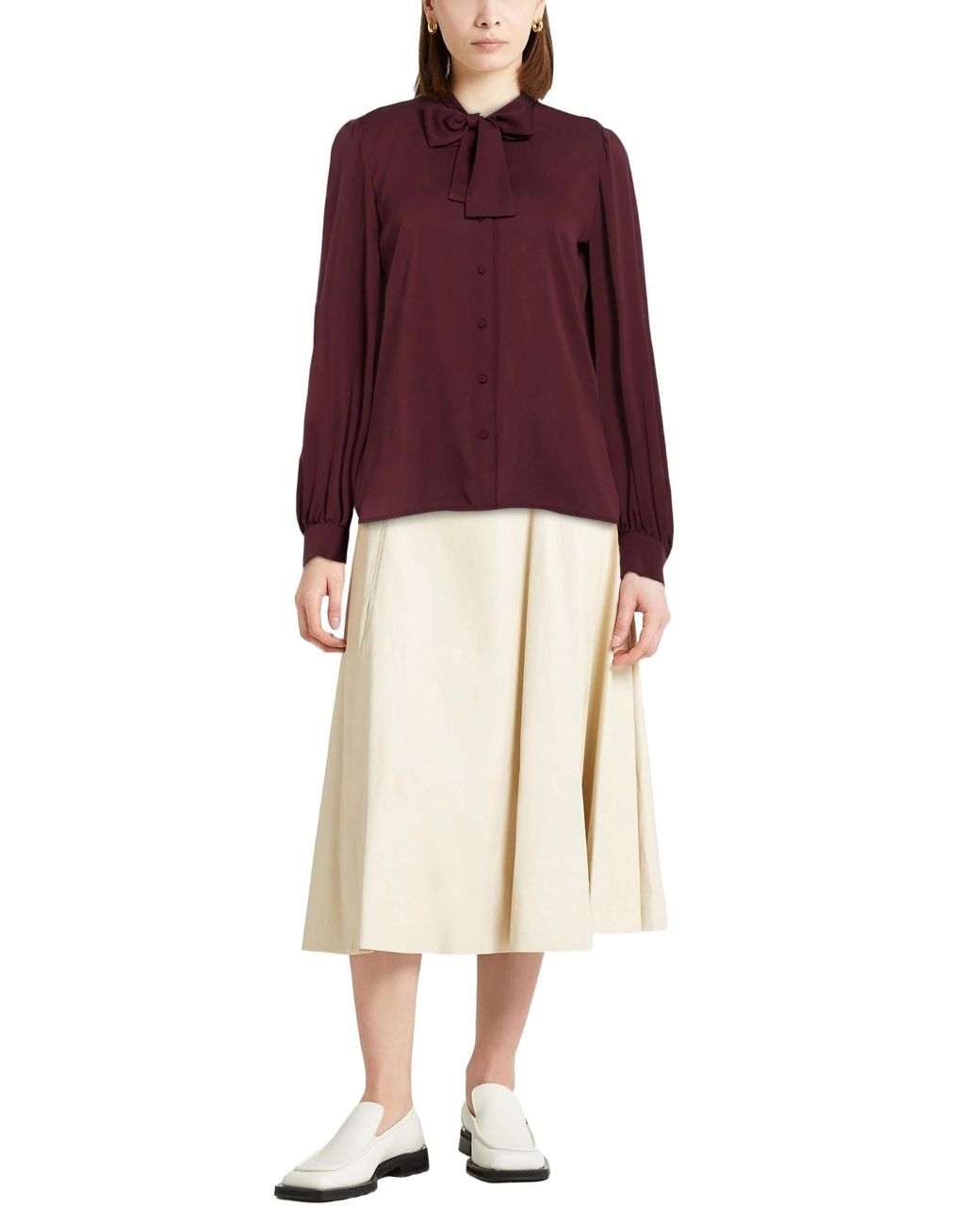 Max Mara Purple Shirt