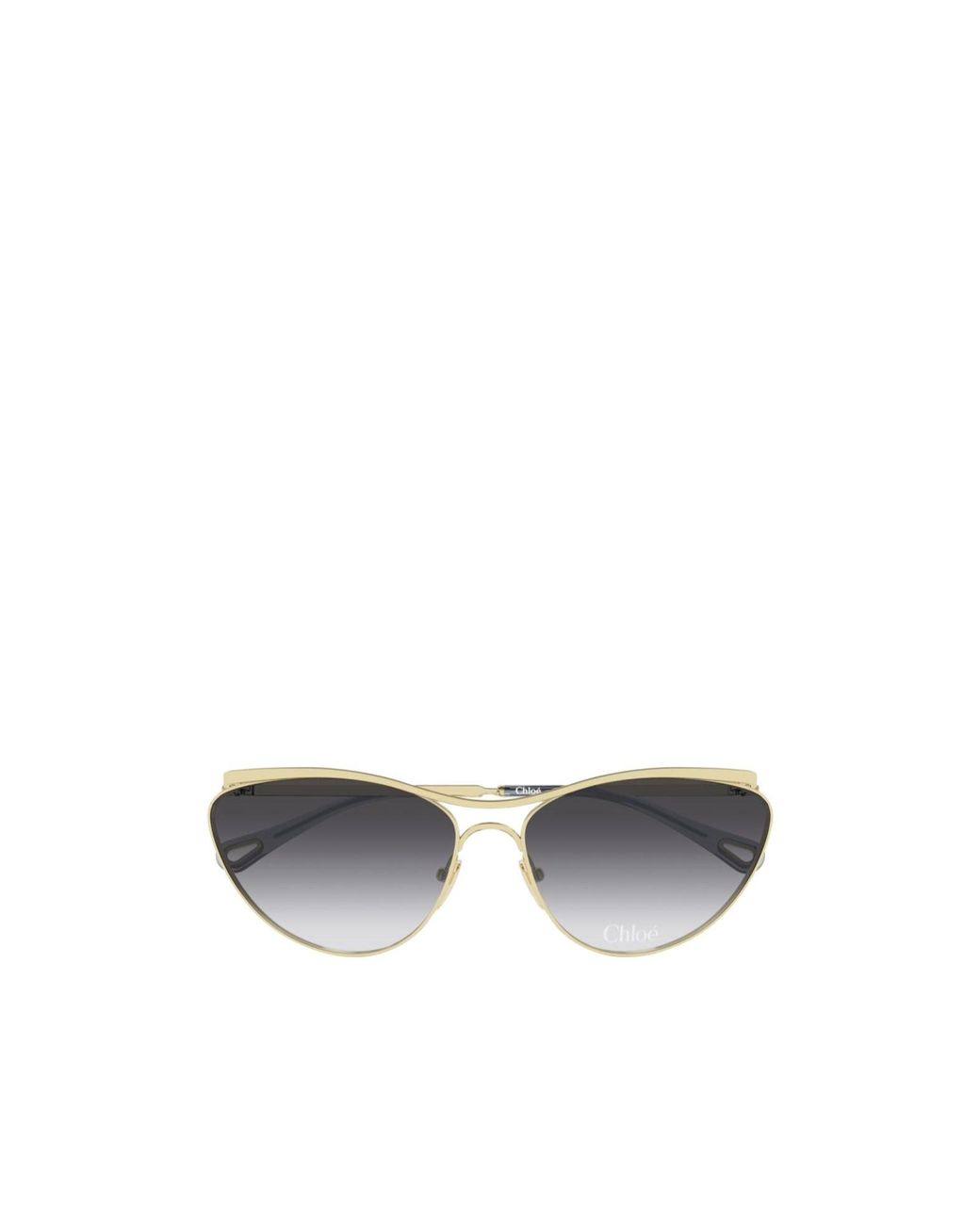 Chloé White Chloé Eyewear Cat-Eye Sunglasses