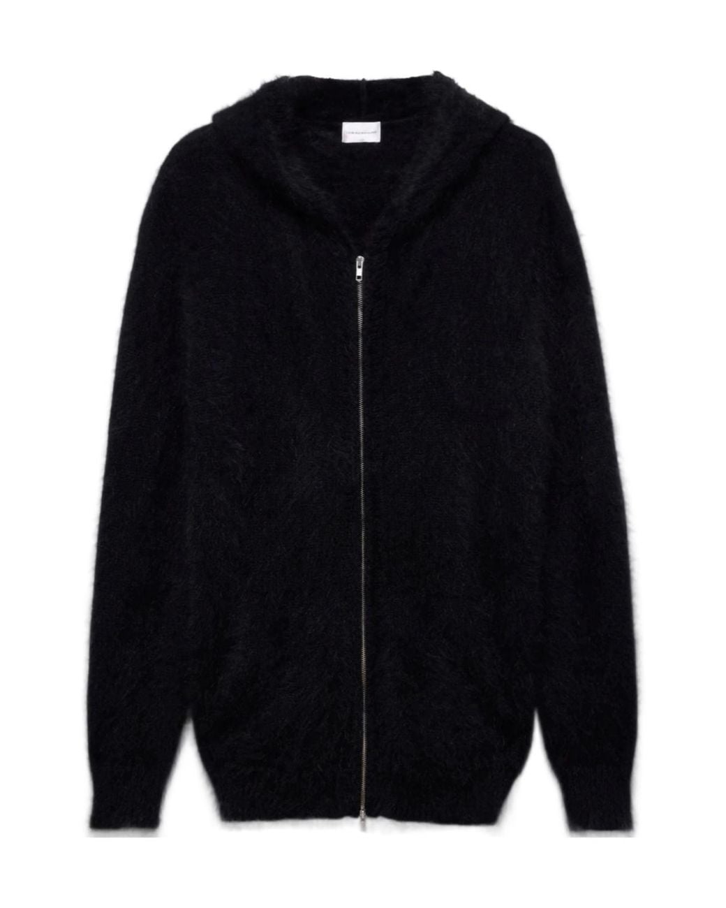 7 For All Mankind Blue Plush Zip-Up Hoodie