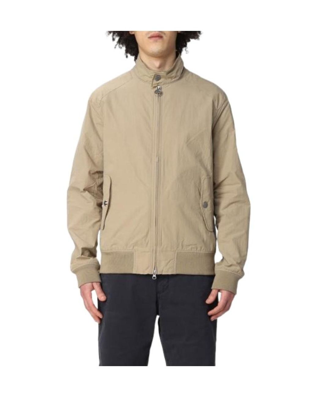 Barbour Natural X Smq Harrington Jacket for men
