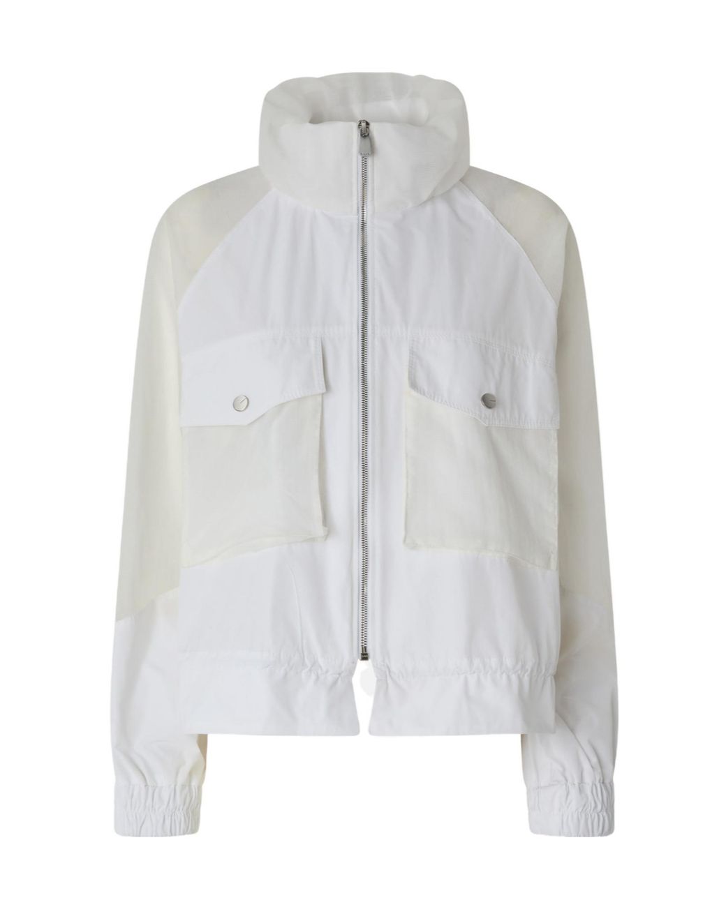 Pinko Gray Beth Transparent Panel Jacket