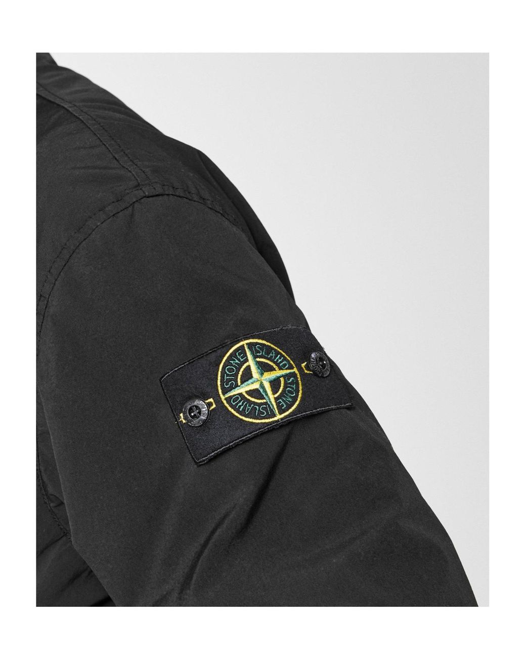 Stone Island Black Solid Jacket for men