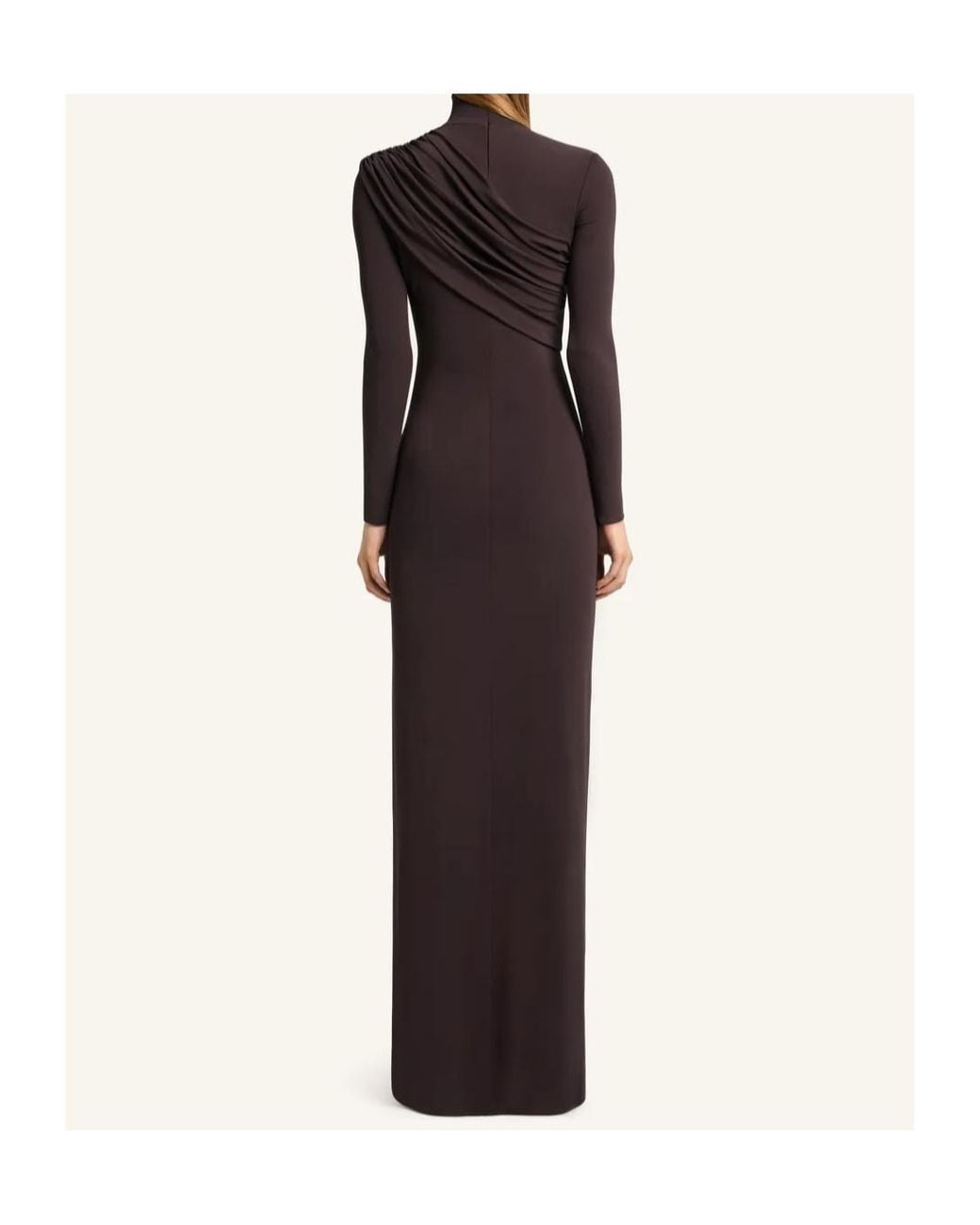Courreges Purple Twist-Detail Jersey Maxi Dress