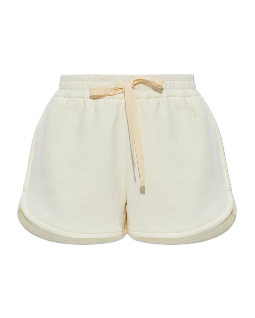 Jil Sander White Drawstring Bermuda Shorts