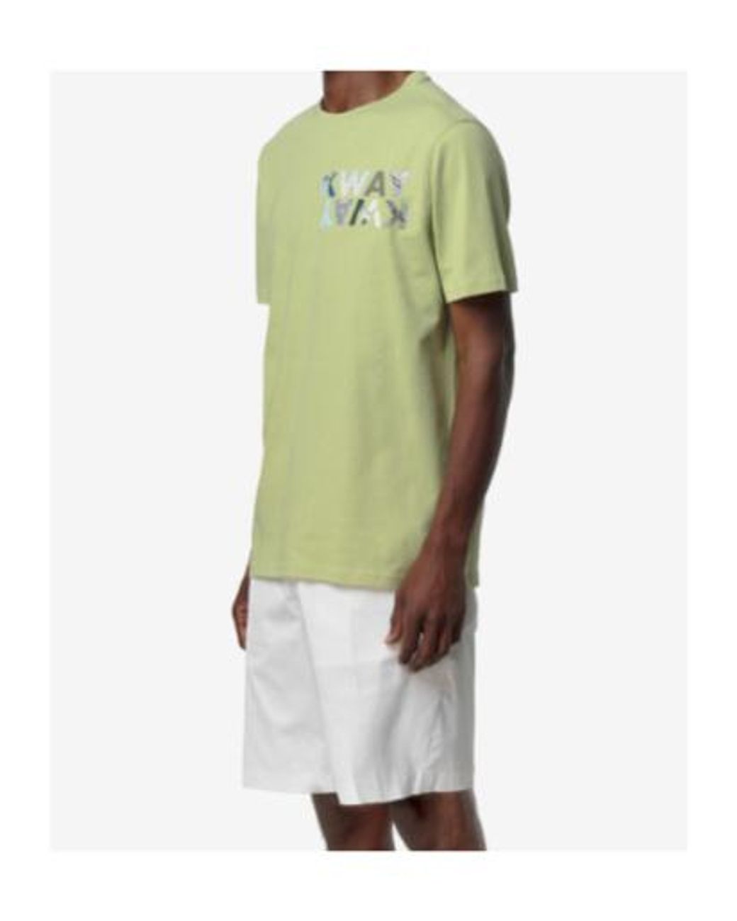 K-Way Green Odom Short-Sleeved T-Shirt for men