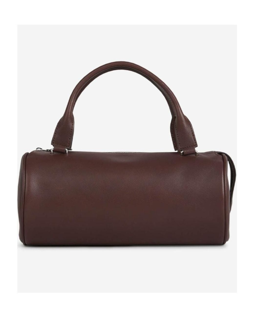 The Row Brown Edith Zip-Up Tote Bag