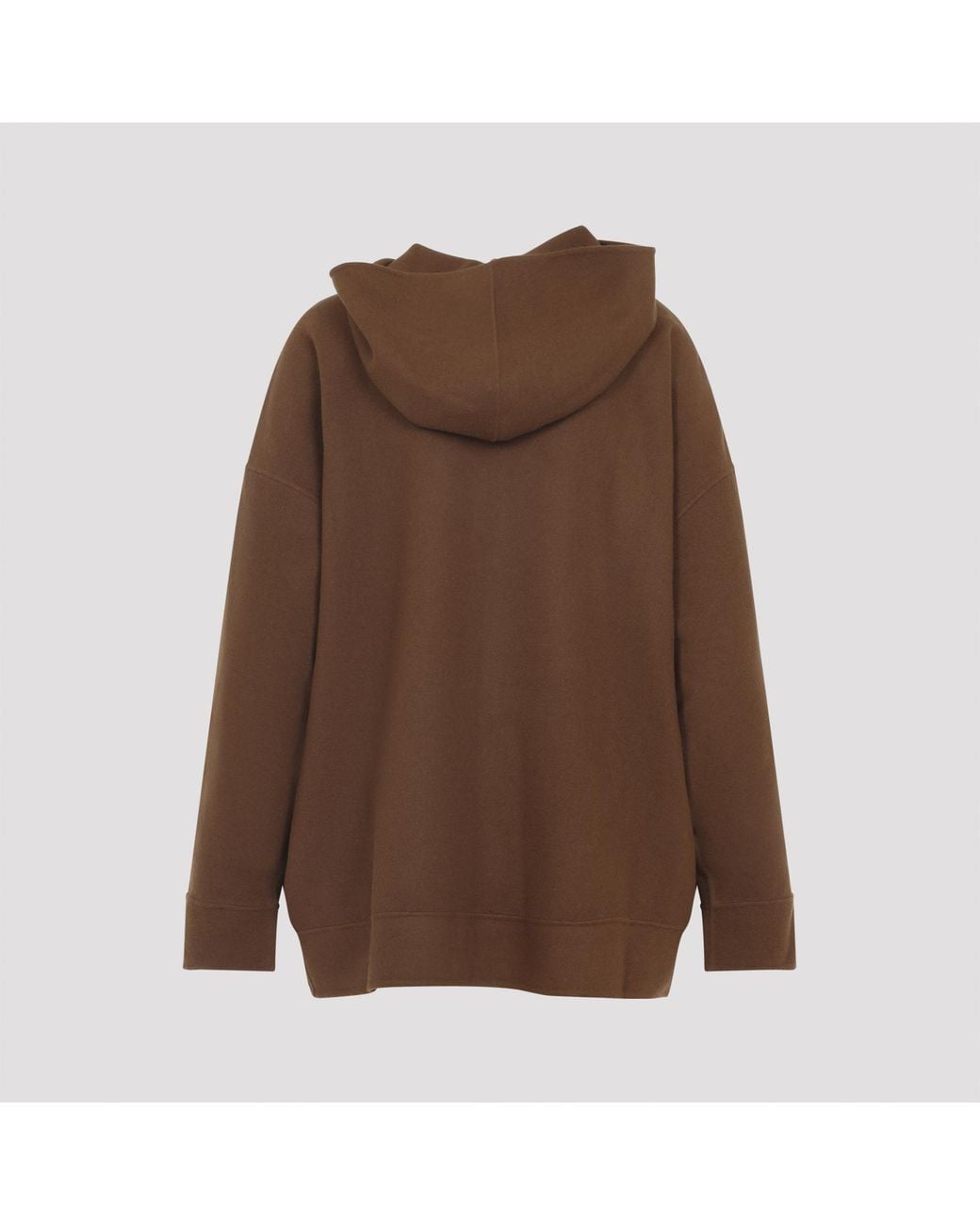 Max Mara Brown Etuania Zip-Up Hoodie