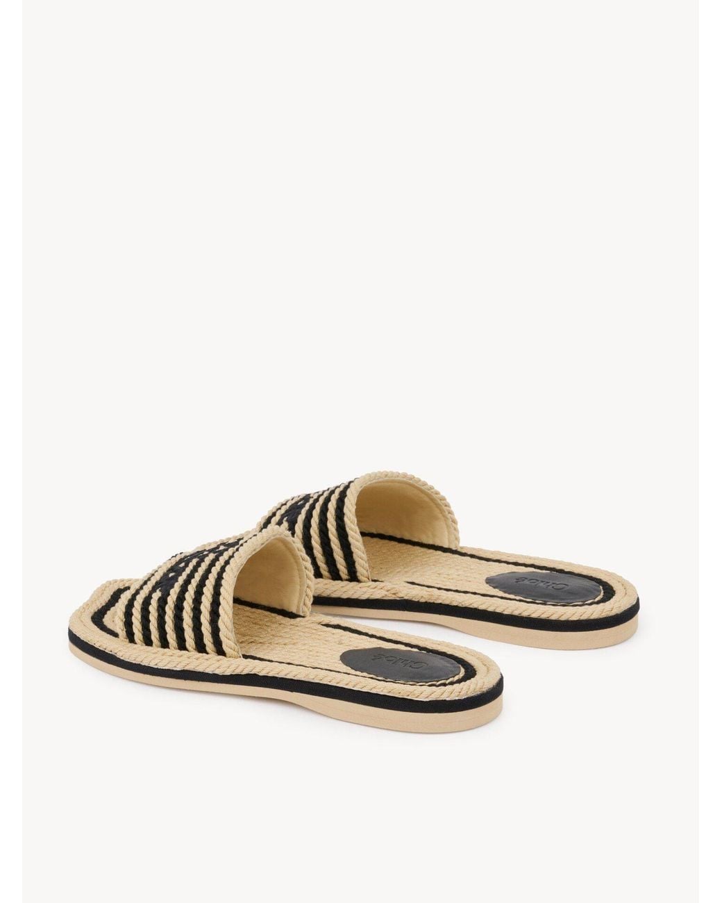 Chloé White Chloã Sand Slippers