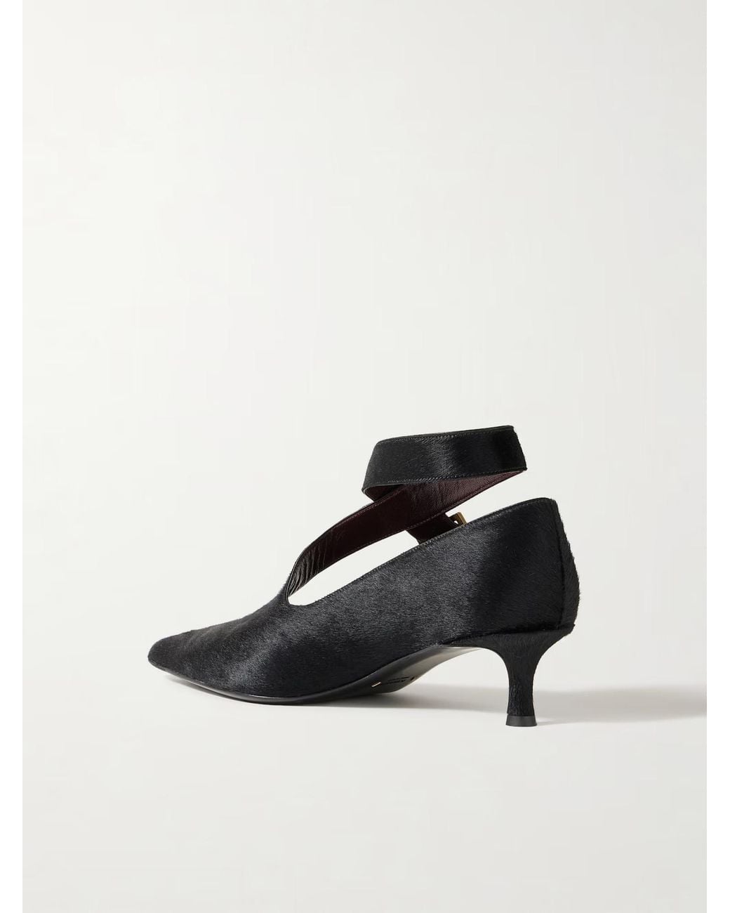 Khaite Black Pointed-Toe High Heels