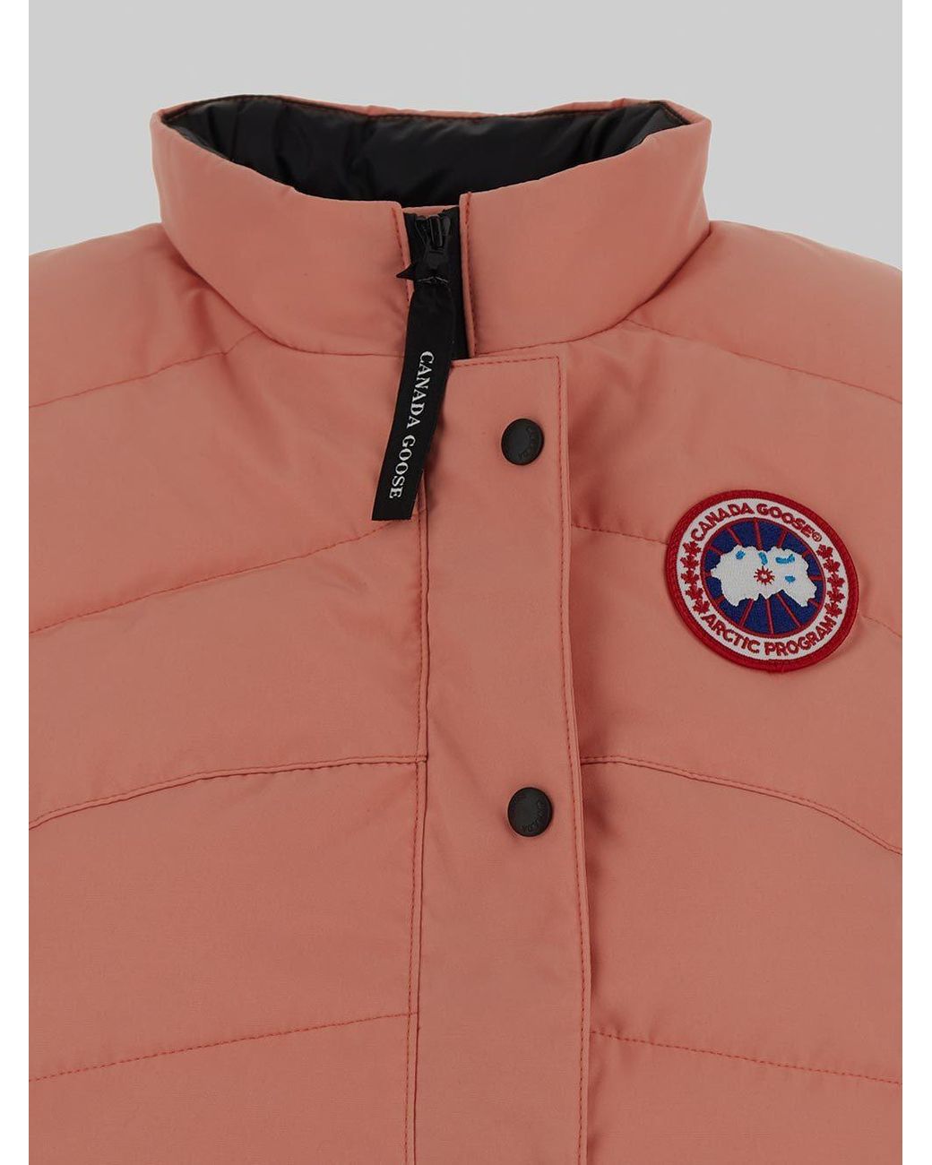 Canada Goose Pink Zippered Down Vest
