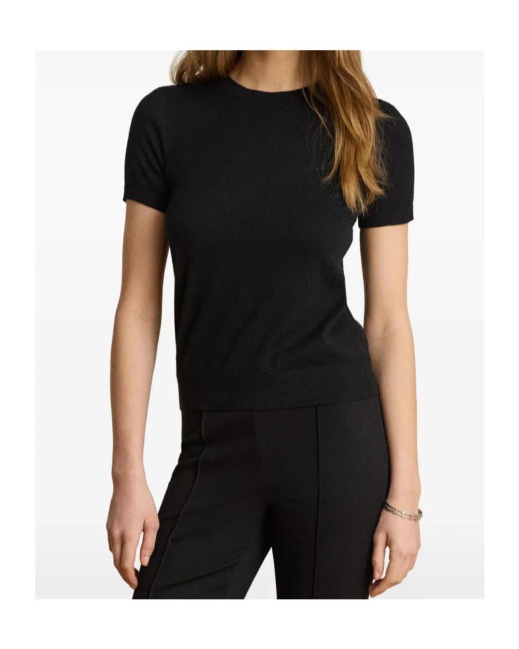 Ralph Lauren Black Lauren Short-Sleeve Sweater
