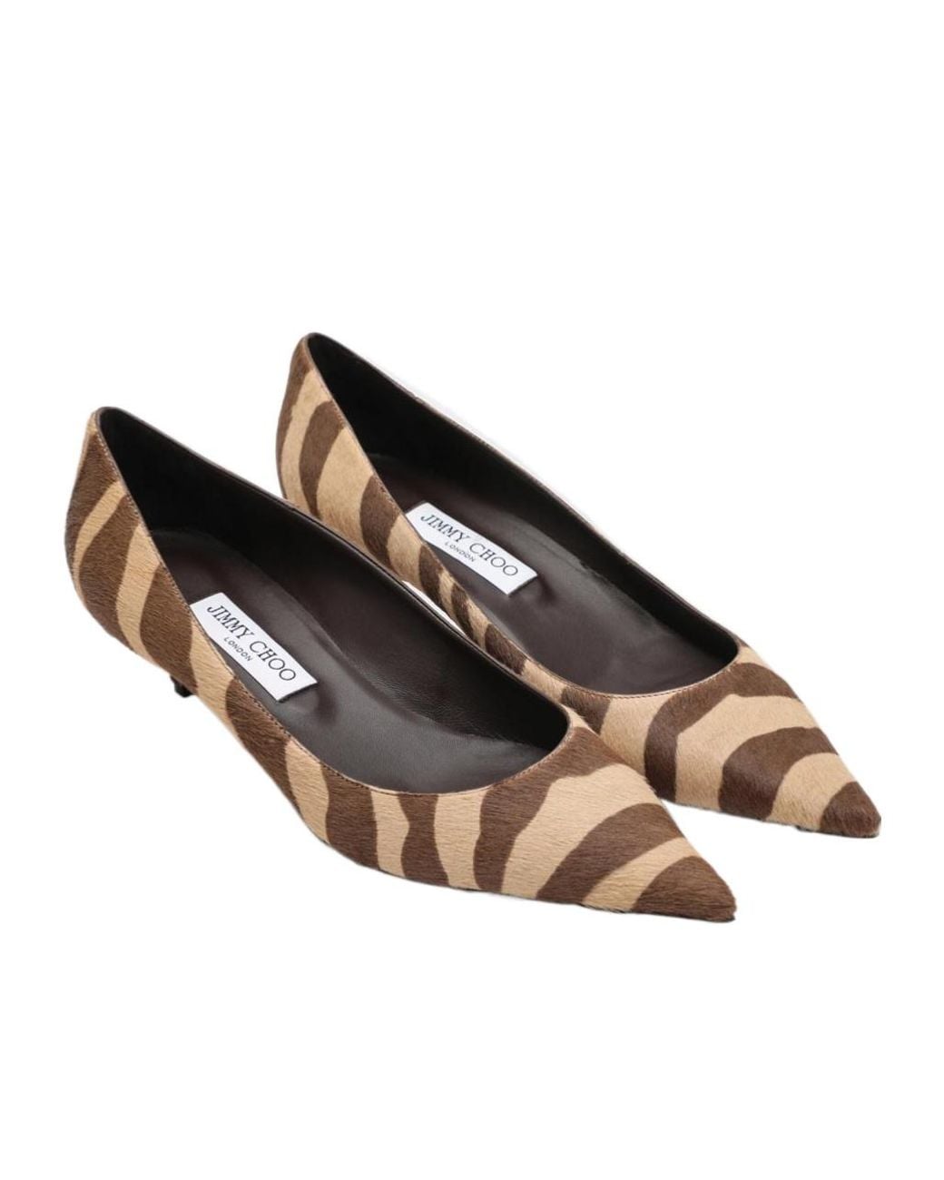 Jimmy Choo Brown Pointed-Toe High Heels