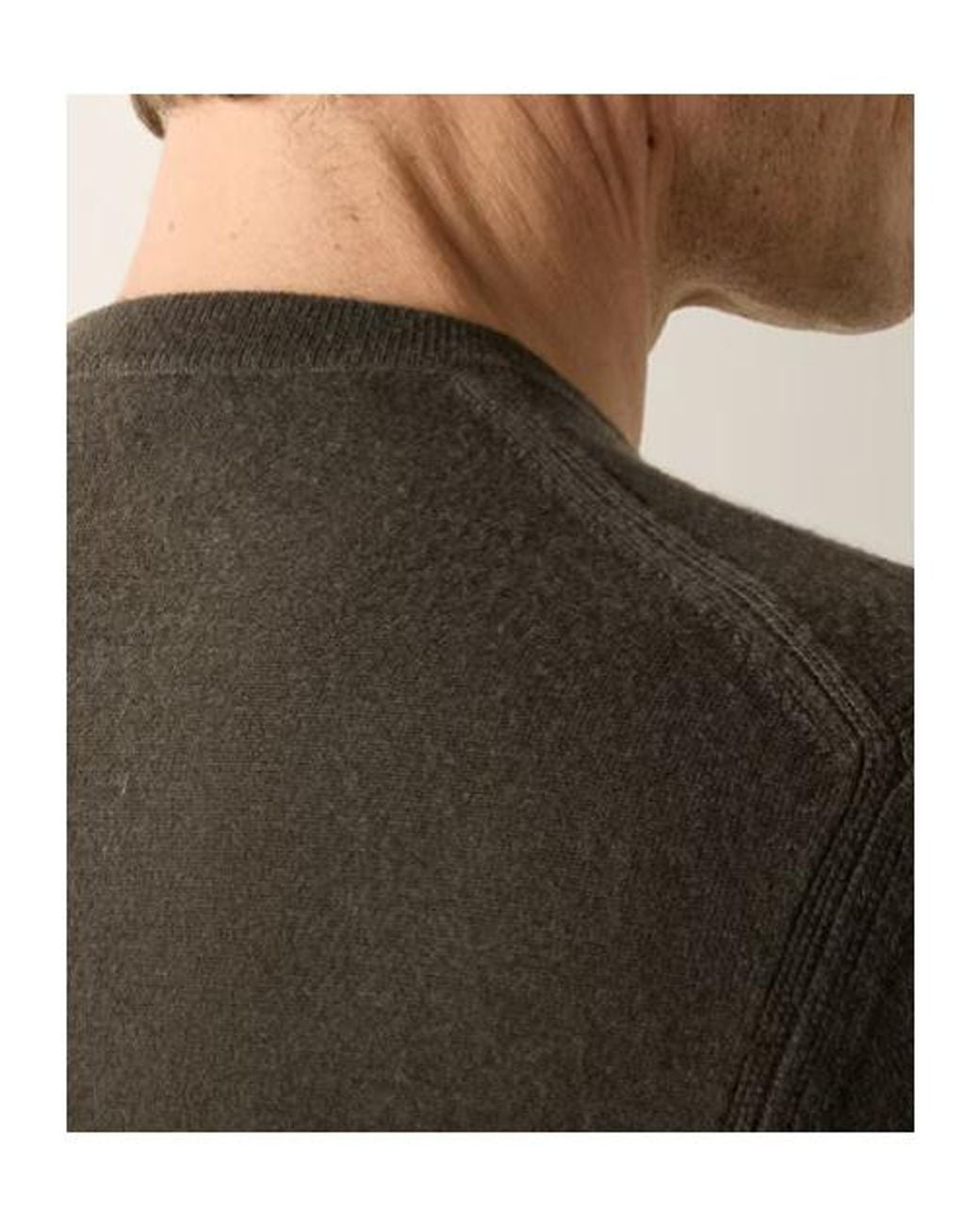 Zegna Green Crewneck Cashmere Knitted Sweater for men