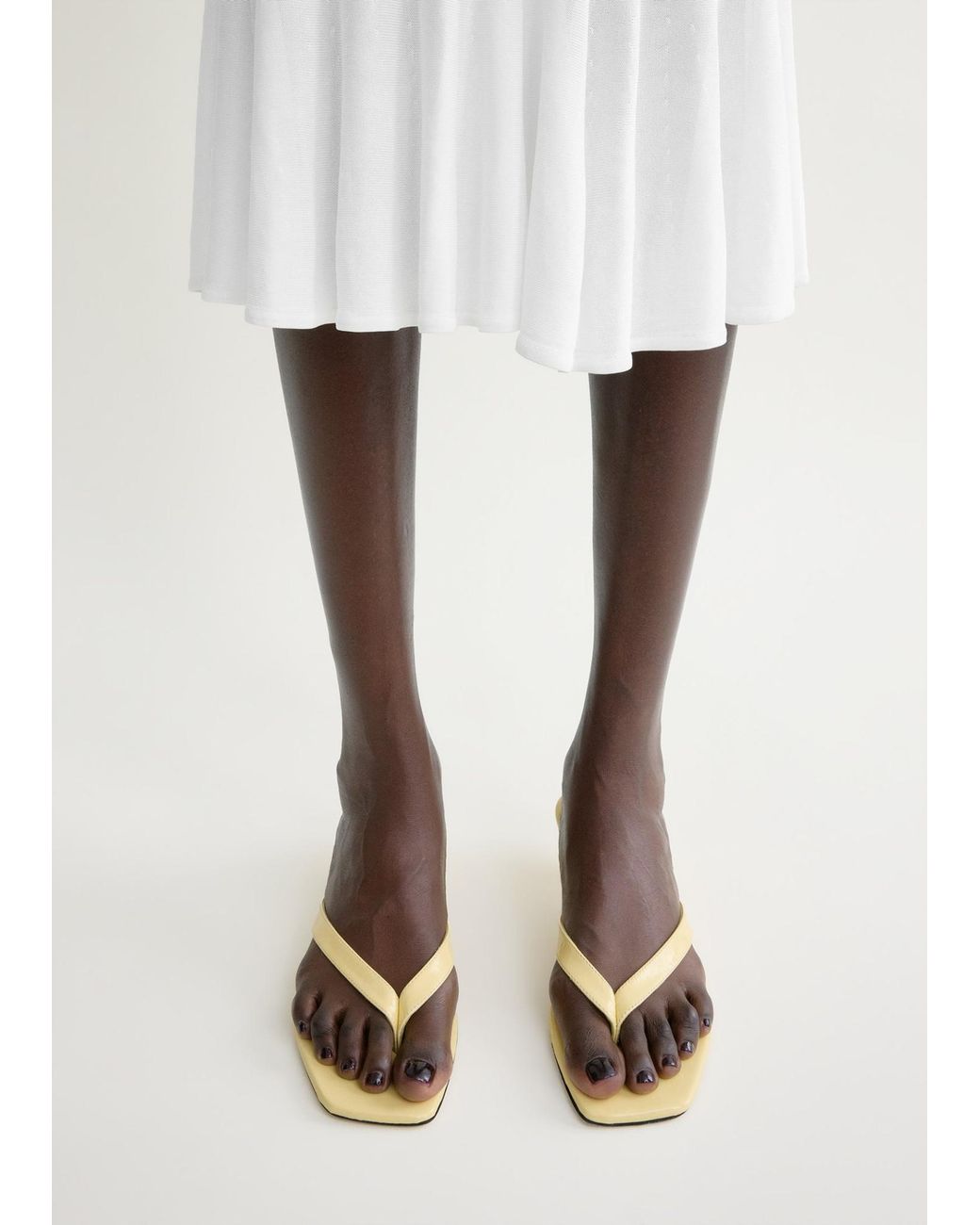 Totême  Metallic Naplack Kitten-Heel Sandals