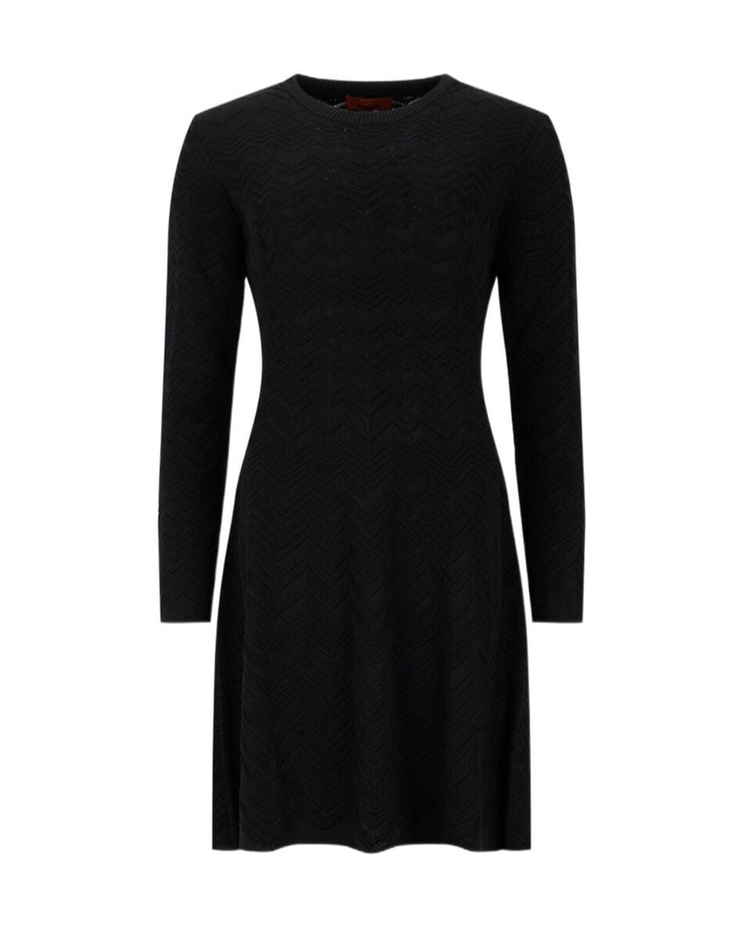 Missoni Black Long-Sleeved Dress