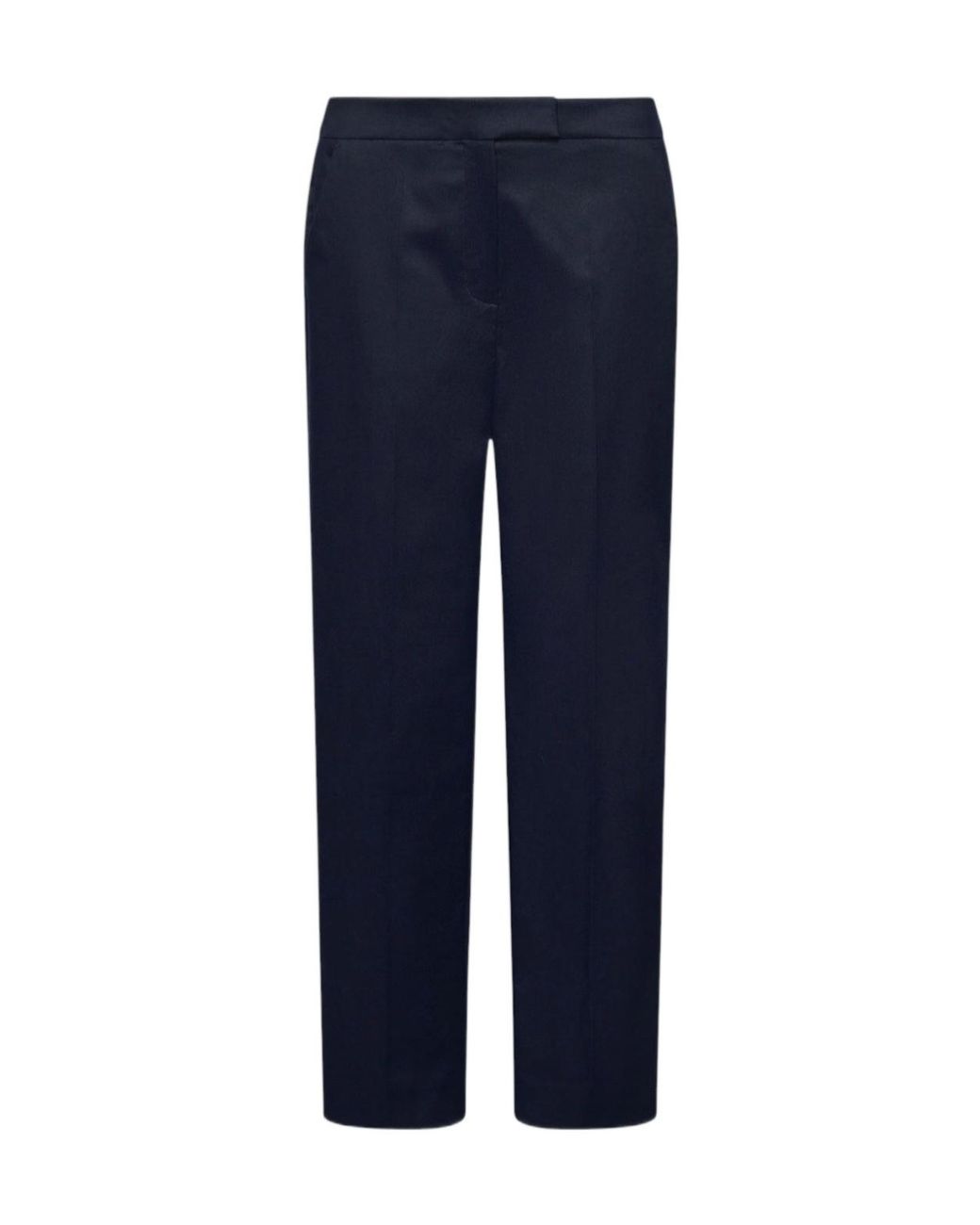Marella Blue Casual Pants With Side Pockets