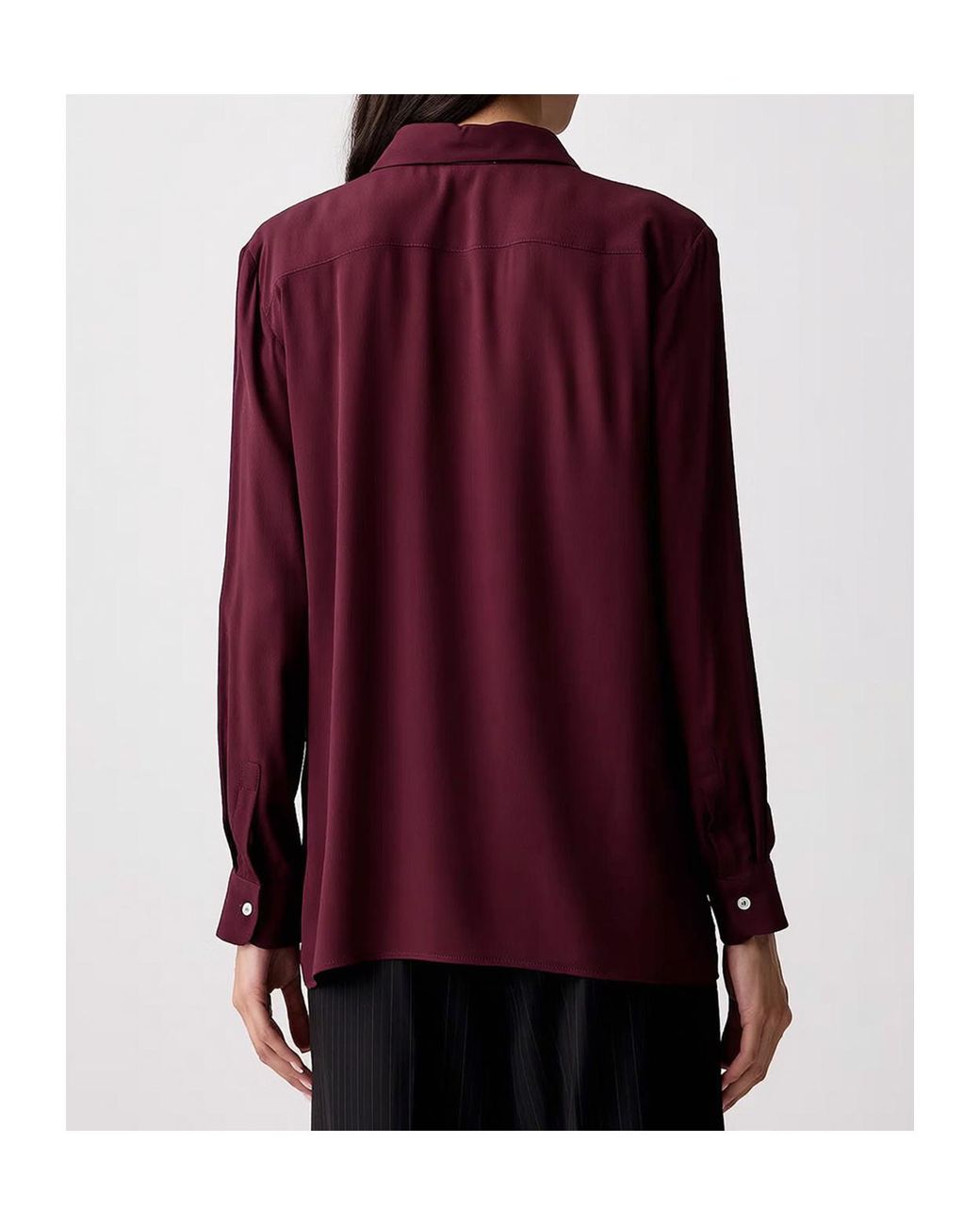 Marella Purple Floral-Embellished Shirt