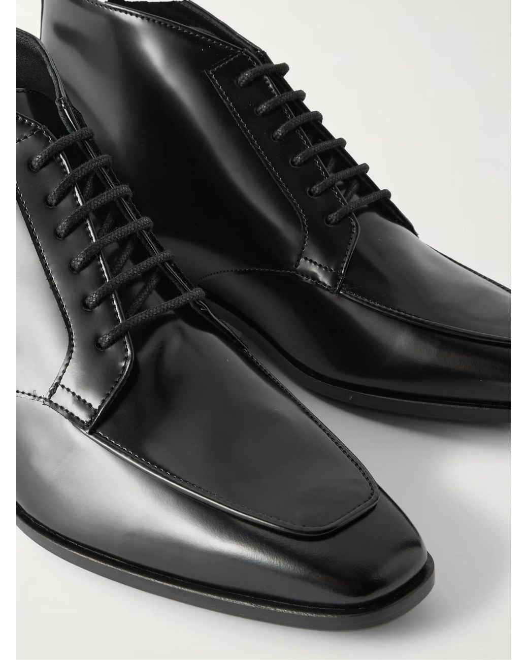 TOVE Black Verone Leather Ankle Boots