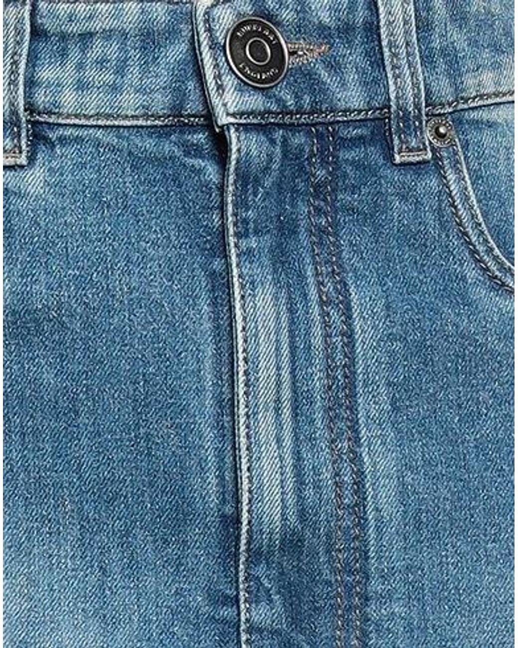 Burberry Blue Simple Denim Skirt