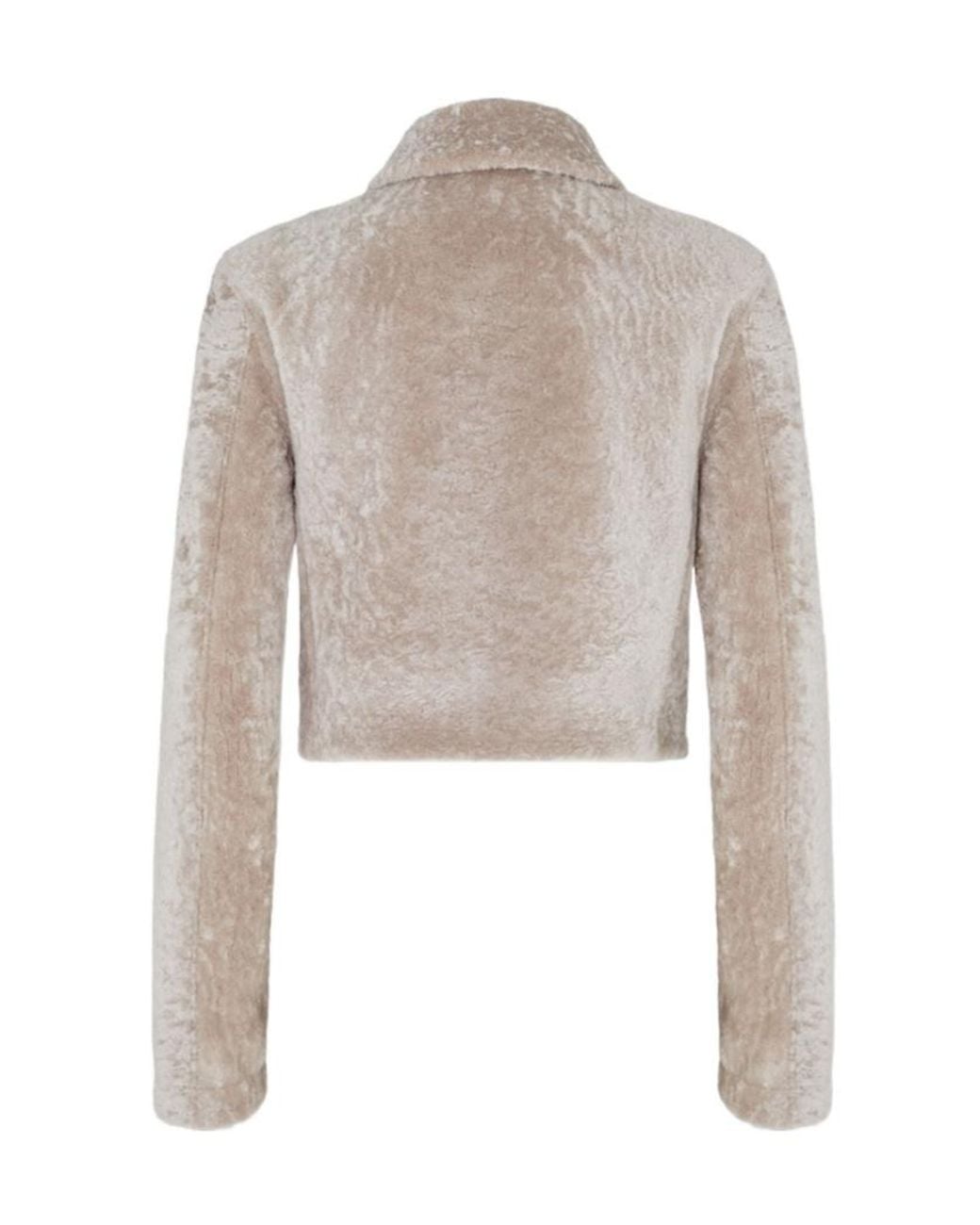 Fendi White Shearling Jacket
