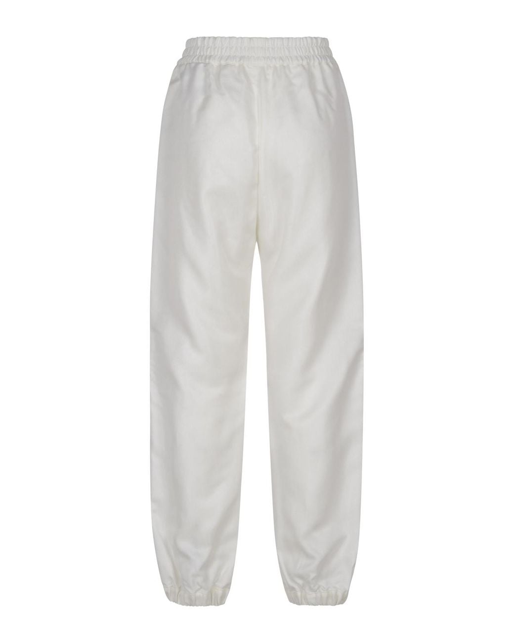 Moncler Gray Logo Patch Drawstring Sweatpants