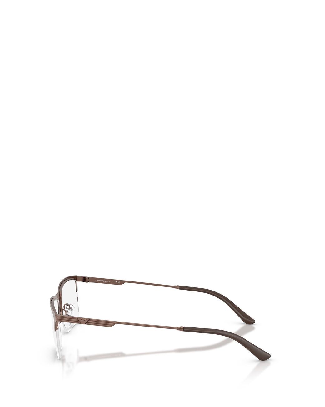 Emporio Armani White Rectangle-Frame Glasses for men