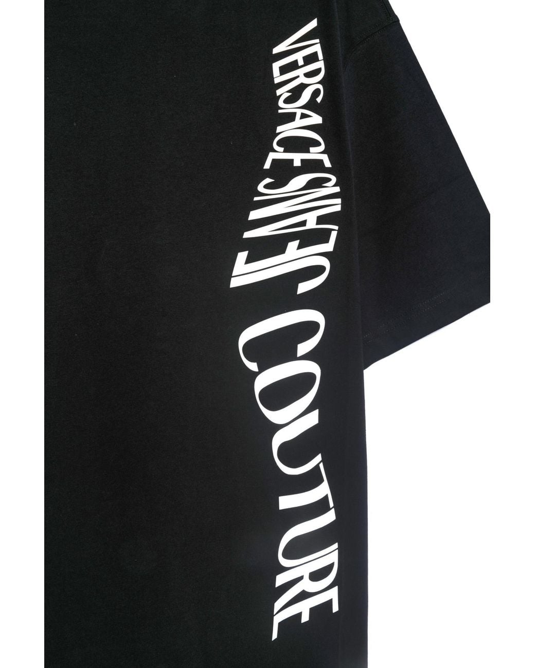 Versace Jeans Black Short-Sleeved T-Shirt for men