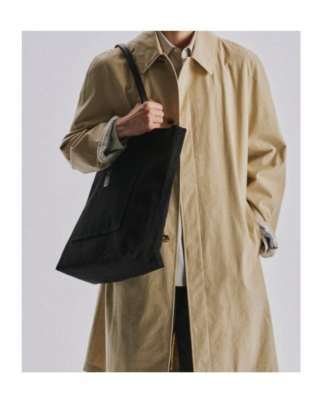 The Row Black Tori Bag for men