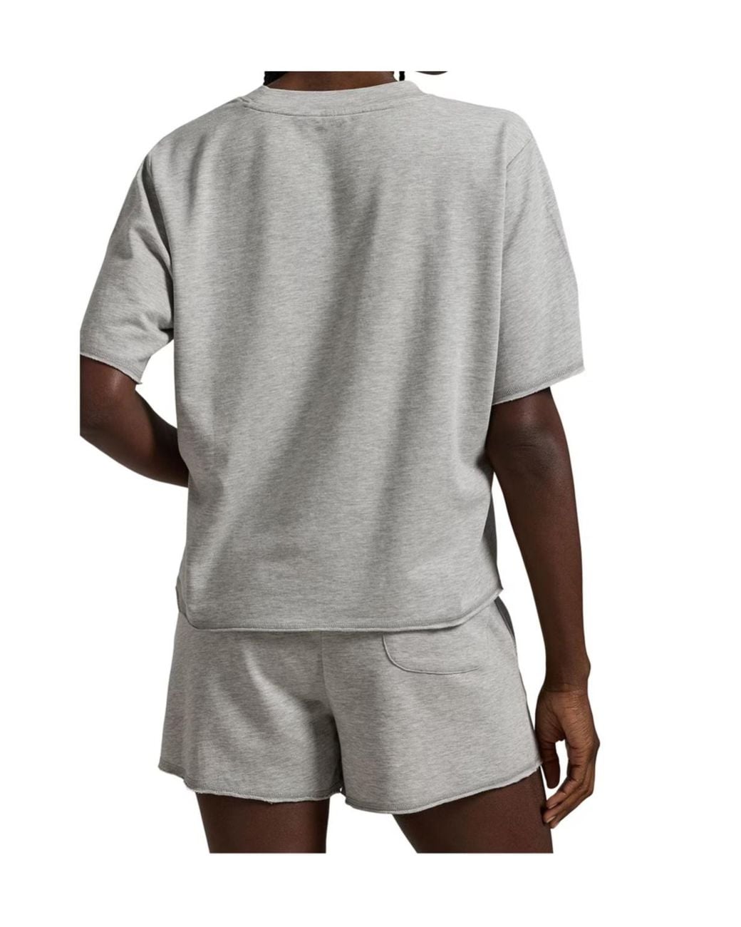 Polo Ralph Lauren Gray Short Sleeve Pyjama Set