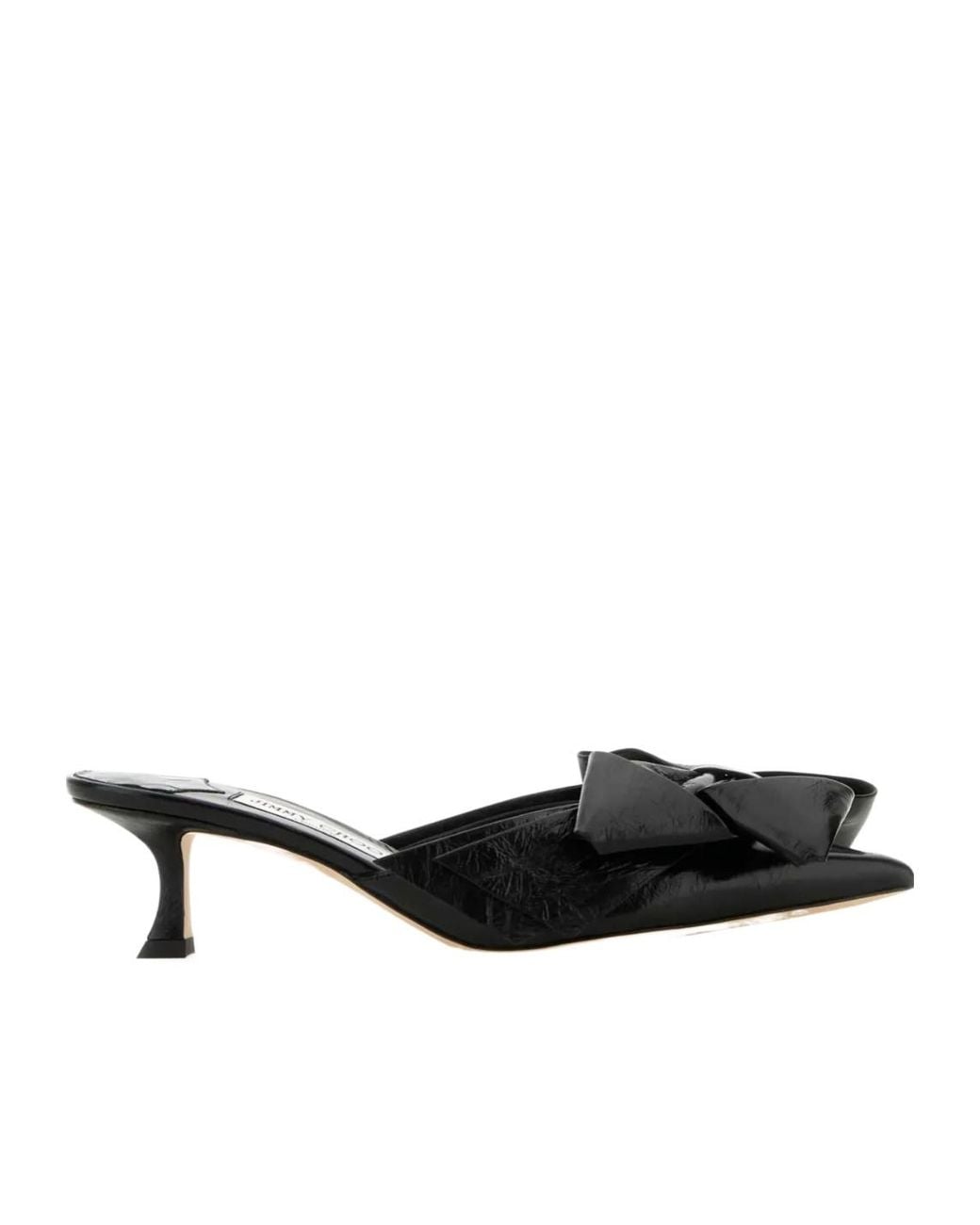Jimmy Choo Black Staz 50 Mules