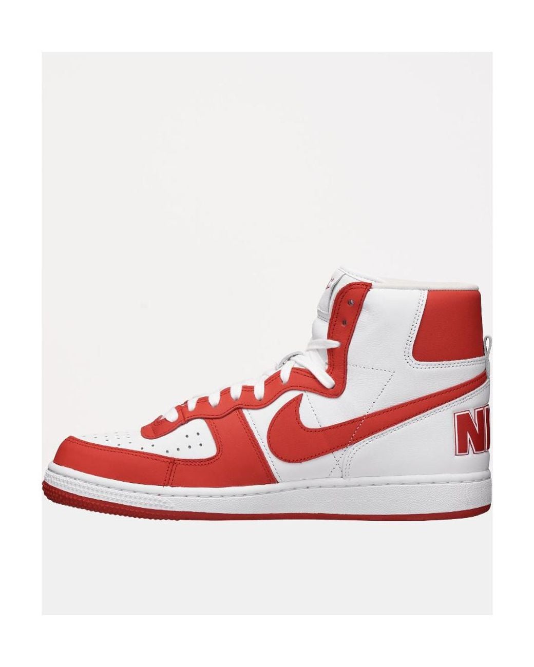 COMME DES GARCONS HOMME PLUS X NIKE Red Comme Des Garcons Homme X Nike Logo Sports Shoes for men