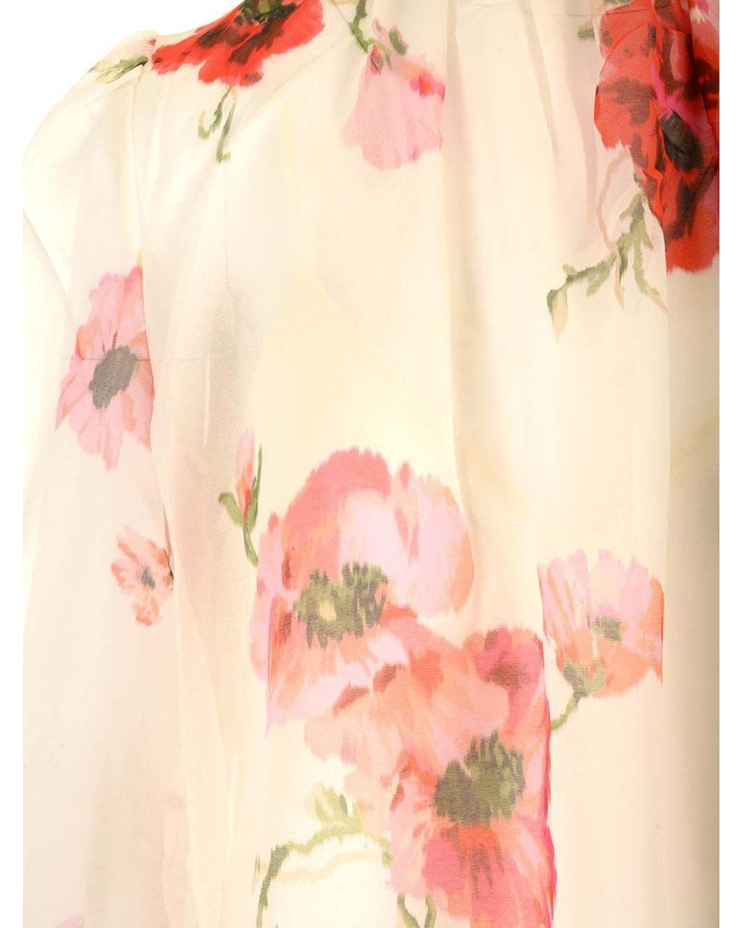 Zimmermann Pink Lightburst Billow Blouse