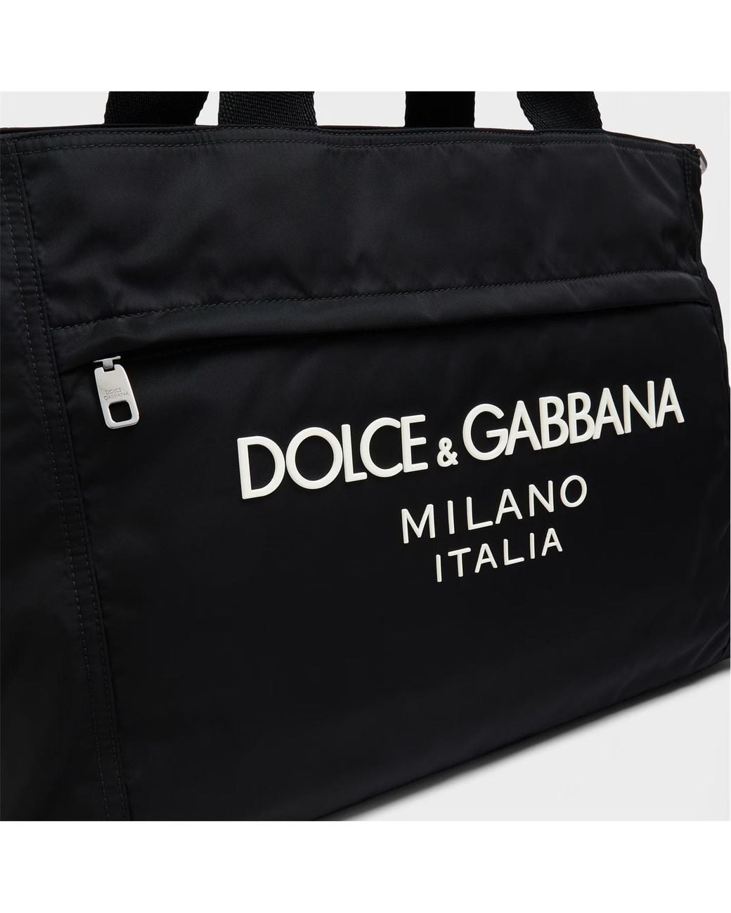 Dolce & Gabbana Black Logo Travel Bag for men